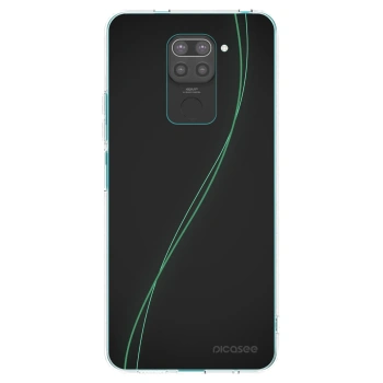 Picasee silikonski črni ovitek za Xiaomi Redmi Note 9 - Be Different