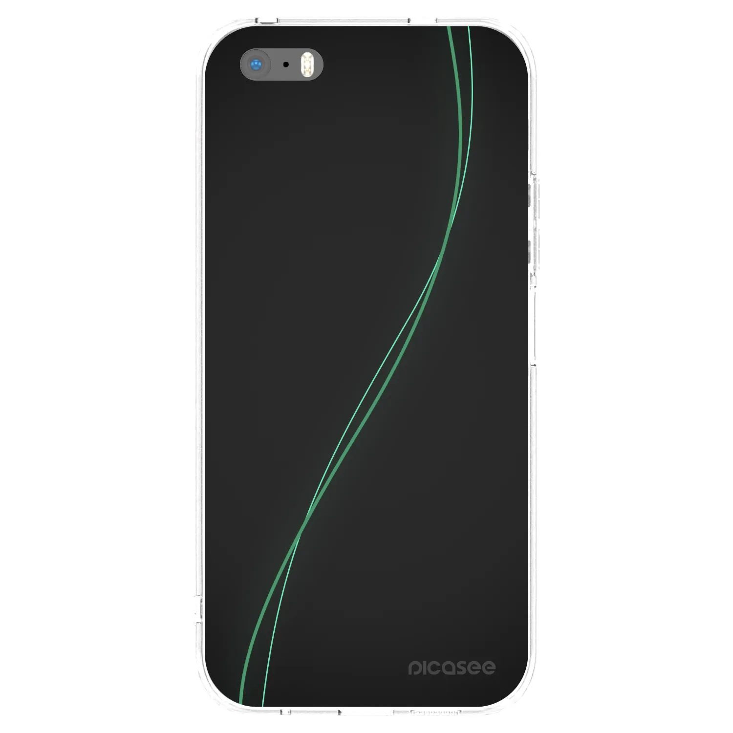 Picasee silikonski prozorni ovitek za Apple iPhone 5/5S/SE - Be Different