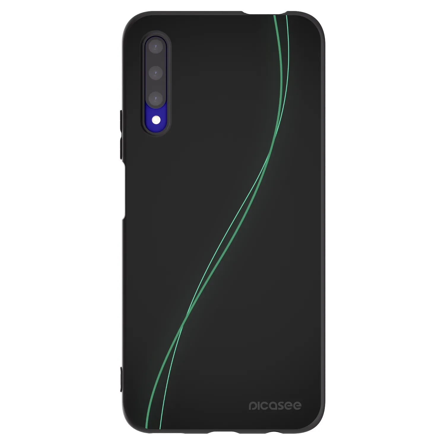 Picasee silikonski črni ovitek za Honor 9X Pro - Be Different
