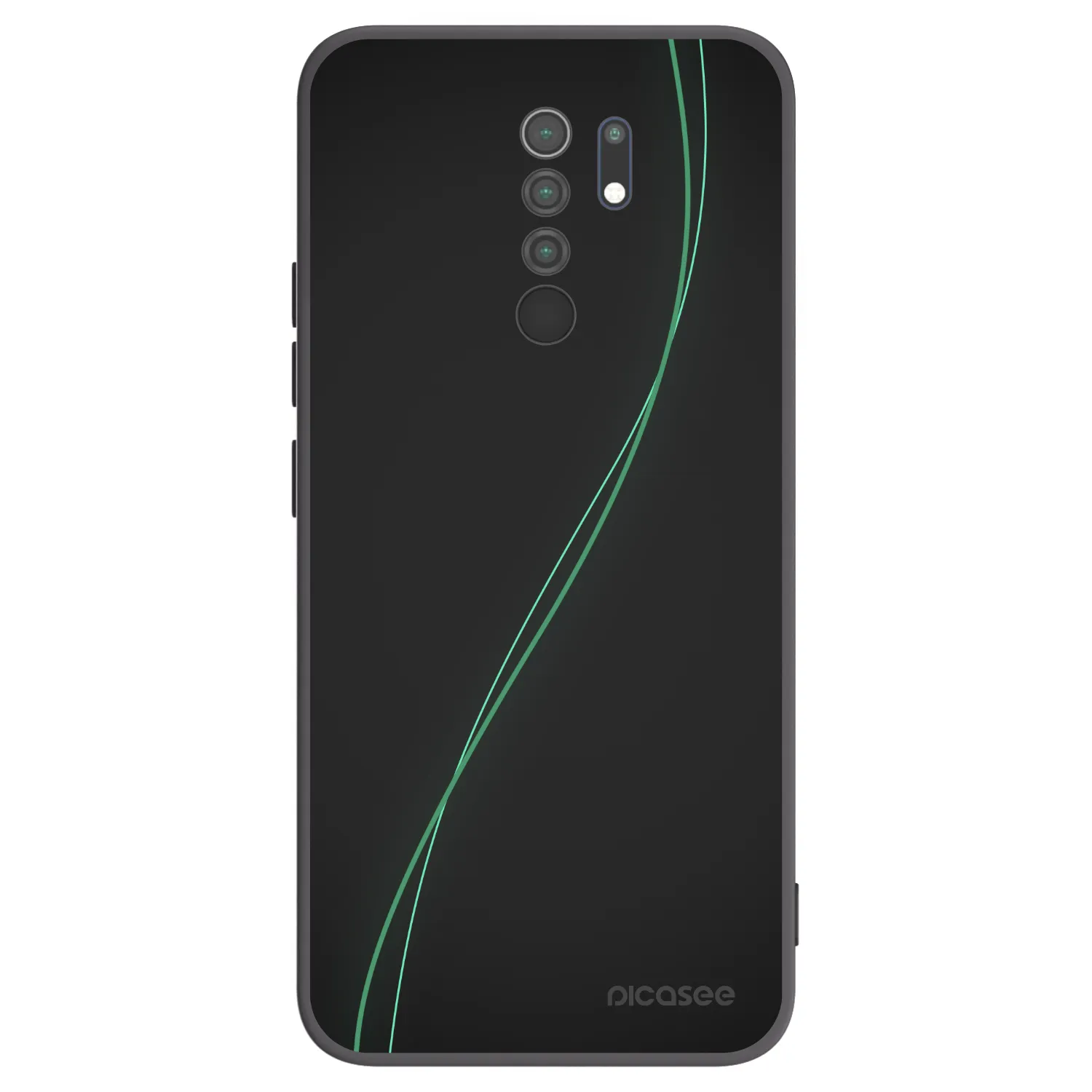 Picasee silikonski črni ovitek za Xiaomi Redmi 9 - Be Different