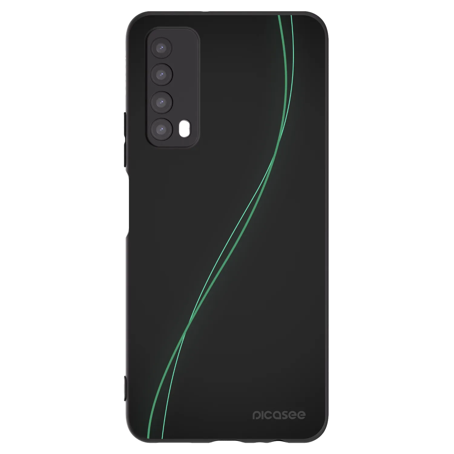 Picasee silikonski črni ovitek za Huawei P Smart 2021 - Be Different