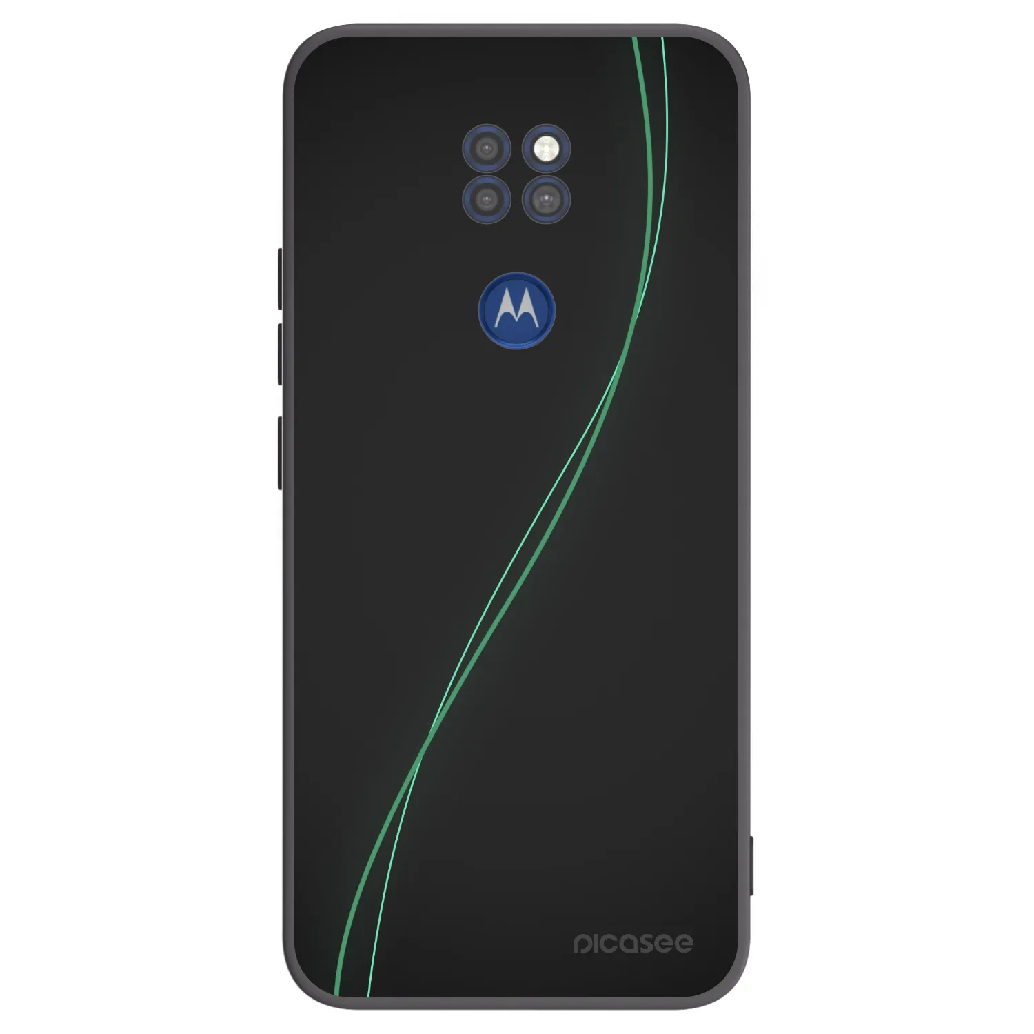 Picasee silikonski črni ovitek za Motorola Moto G9 Play - Be Different