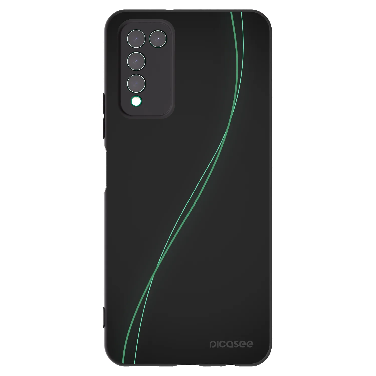 Picasee silikonski črni ovitek za Honor 10X Lite - Be Different