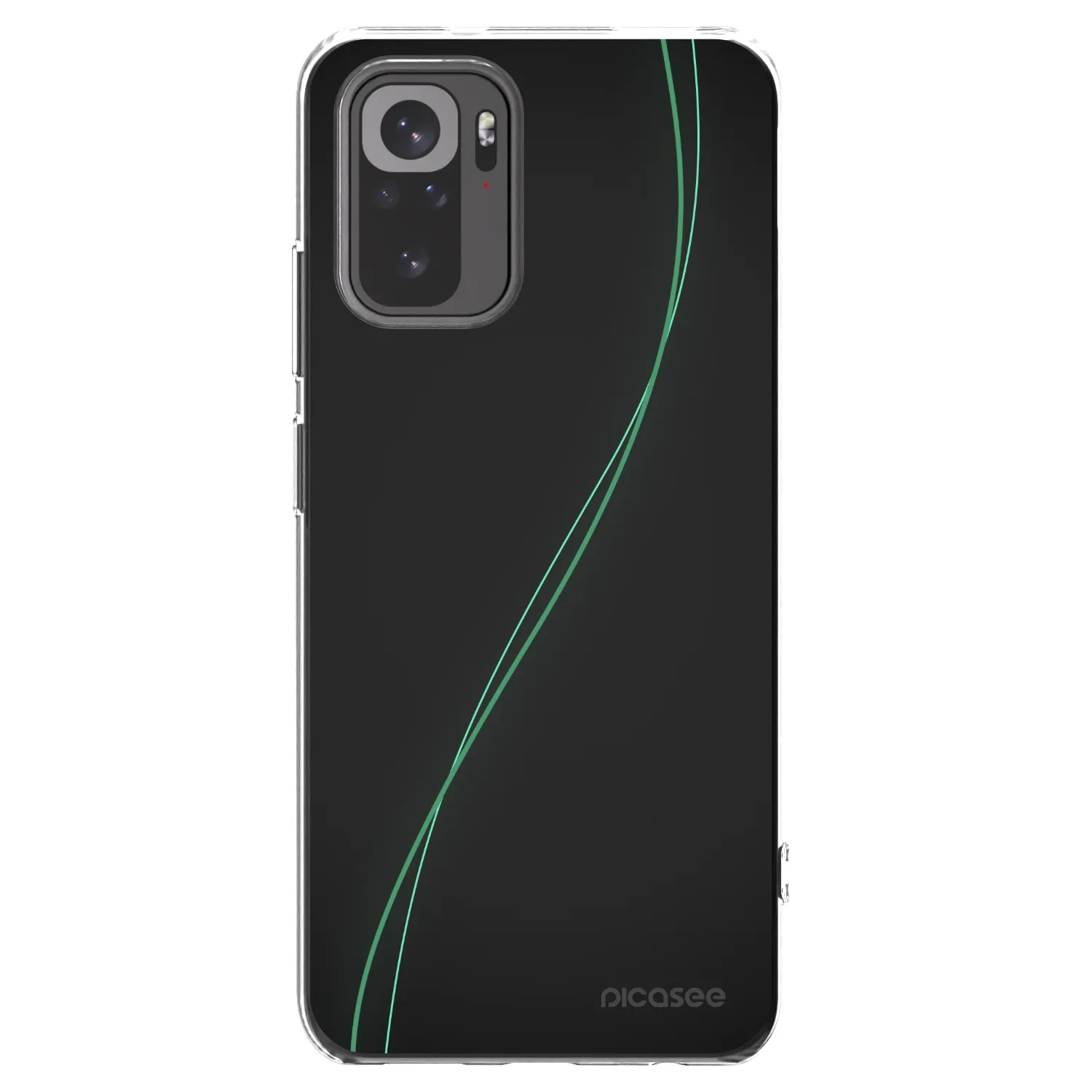 Picasee silikonski prozorni ovitek za Xiaomi Redmi Note 10 - Be Different