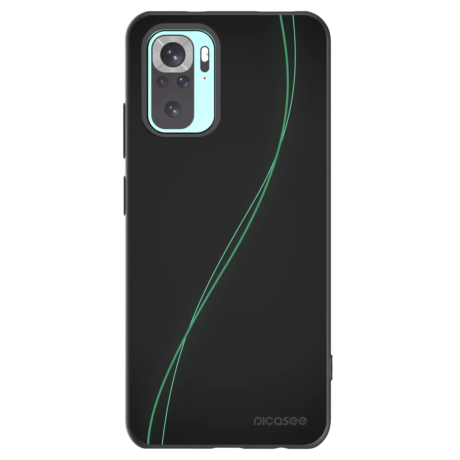 Picasee silikonski črni ovitek za Xiaomi Redmi Note 10 Pro - Be Different