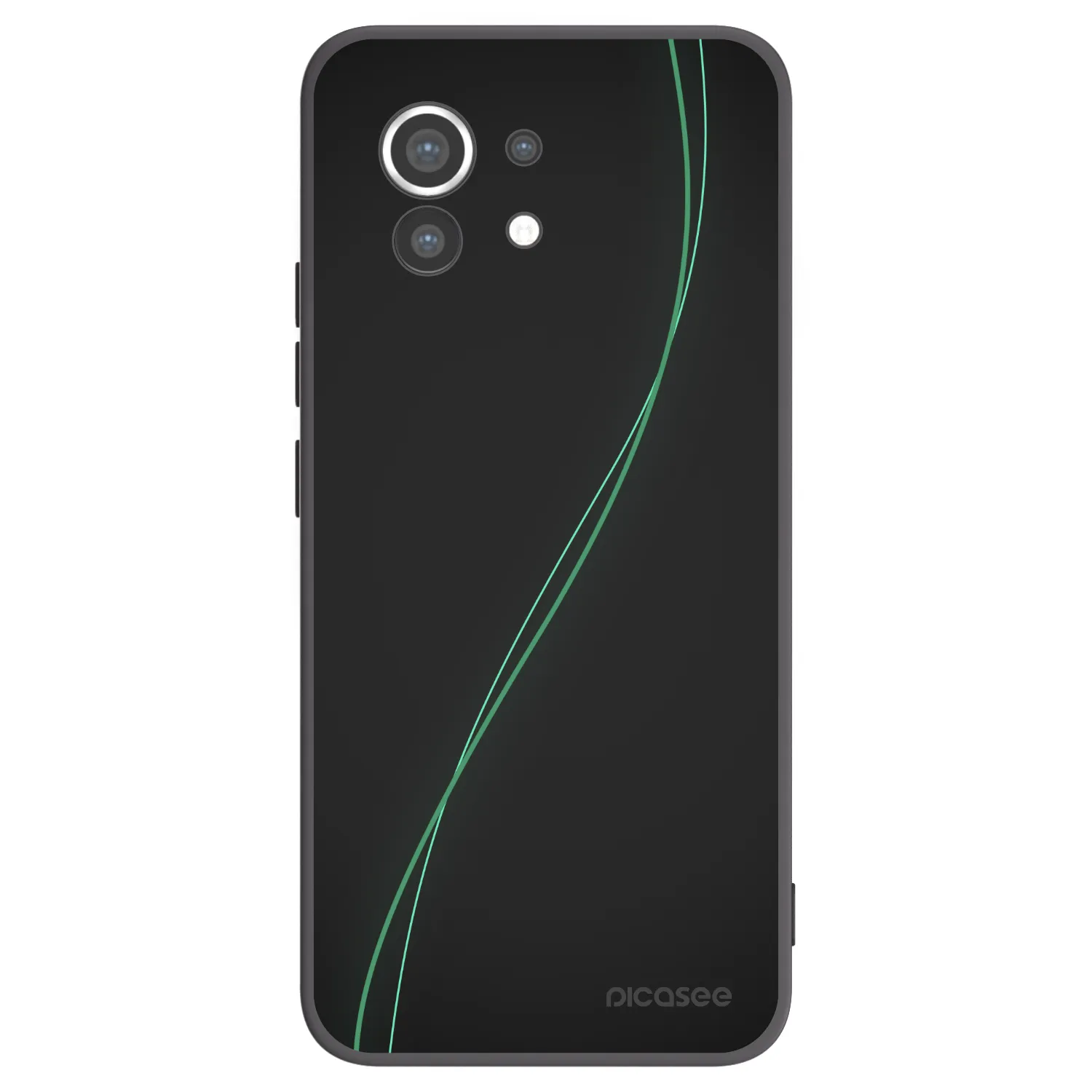 Picasee silikonski črni ovitek za Xiaomi Mi 11 - Be Different