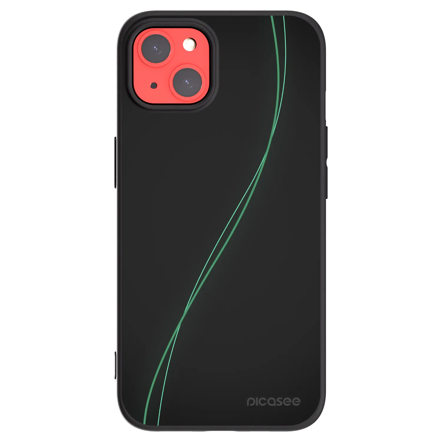 Picasee silikonski črni ovitek za Apple iPhone 13 - Be Different