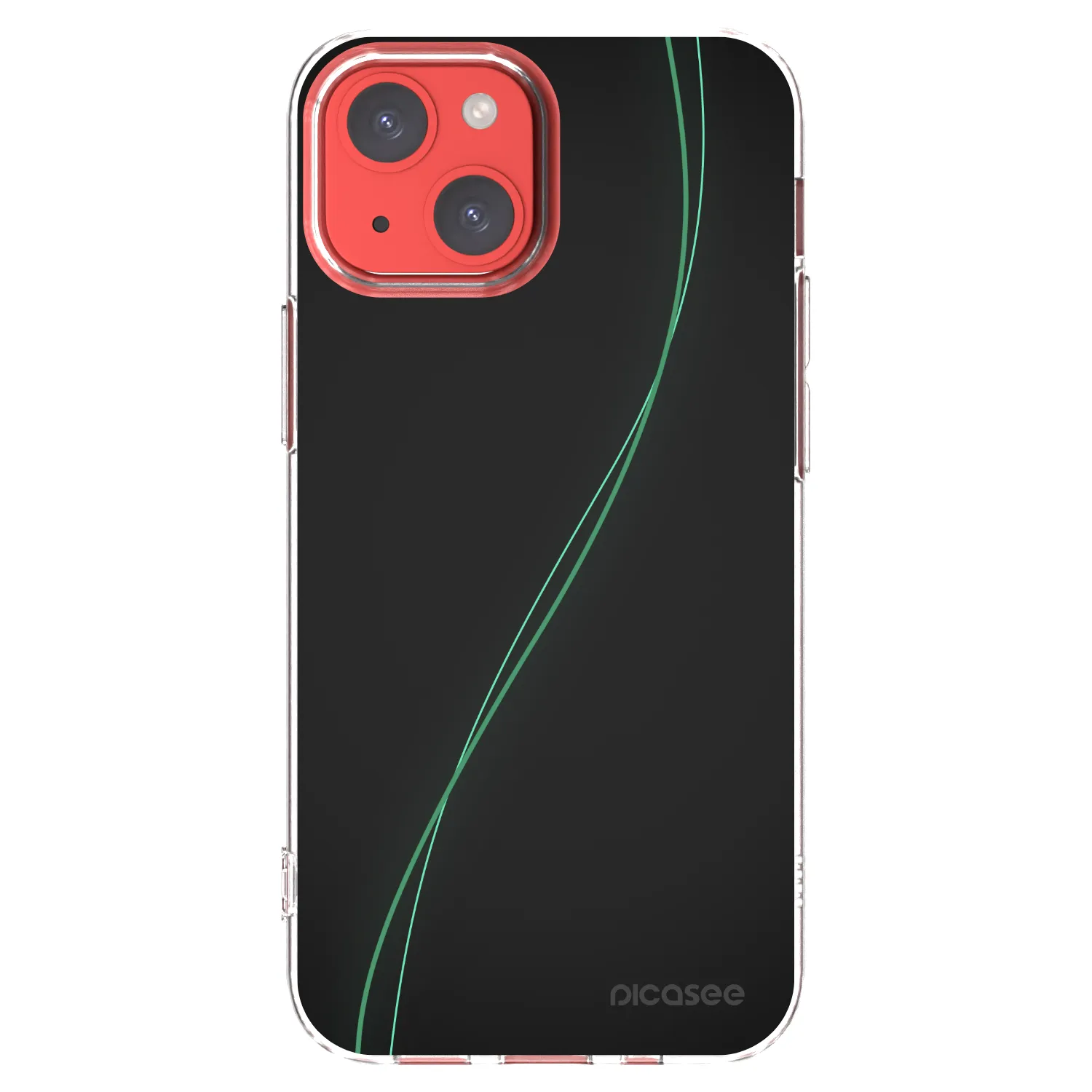 Picasee silikonski prozorni ovitek za Apple iPhone 13 mini - Be Different