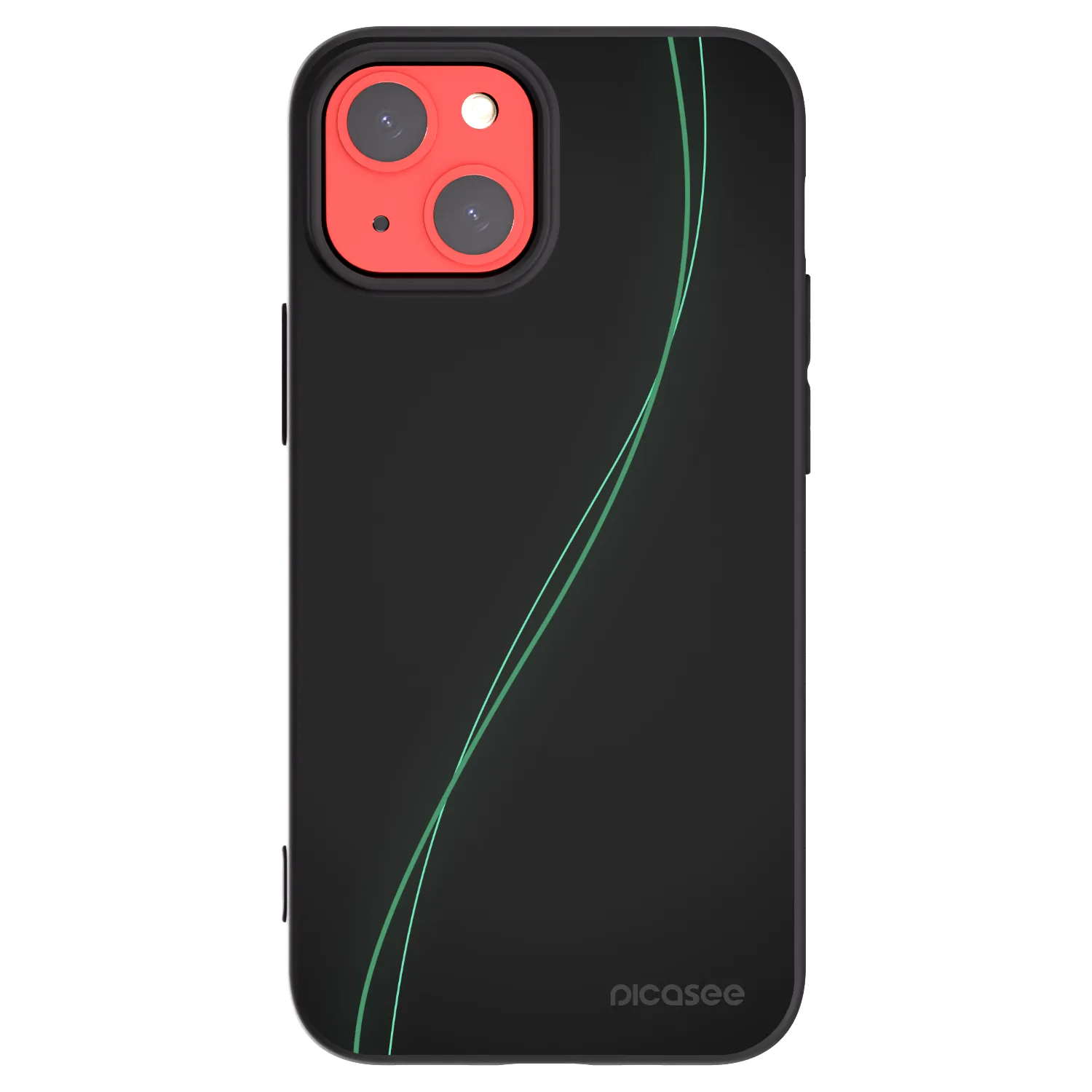Picasee silikonski črni ovitek za Apple iPhone 13 mini - Be Different