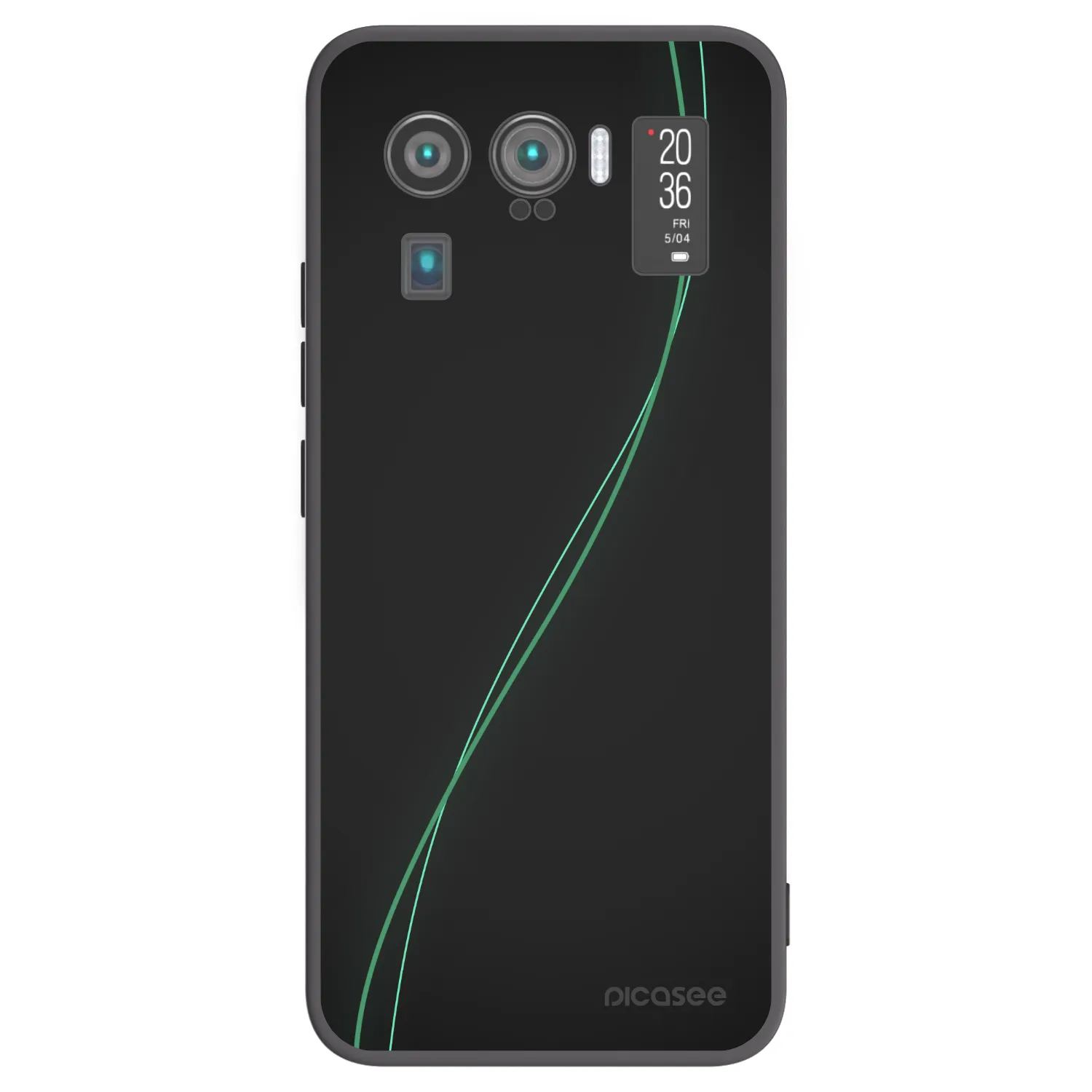 Picasee silikonski črni ovitek za Xiaomi Mi 11 Ultra - Be Different
