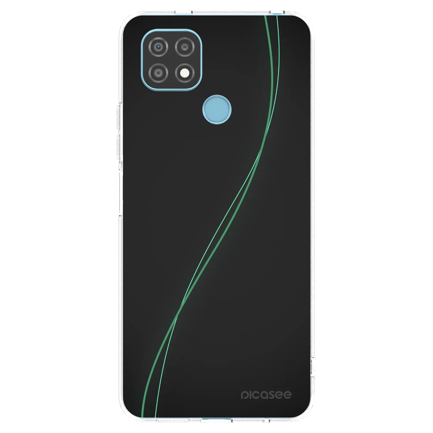 Picasee silikonski prozorni ovitek za Realme C21 - Be Different