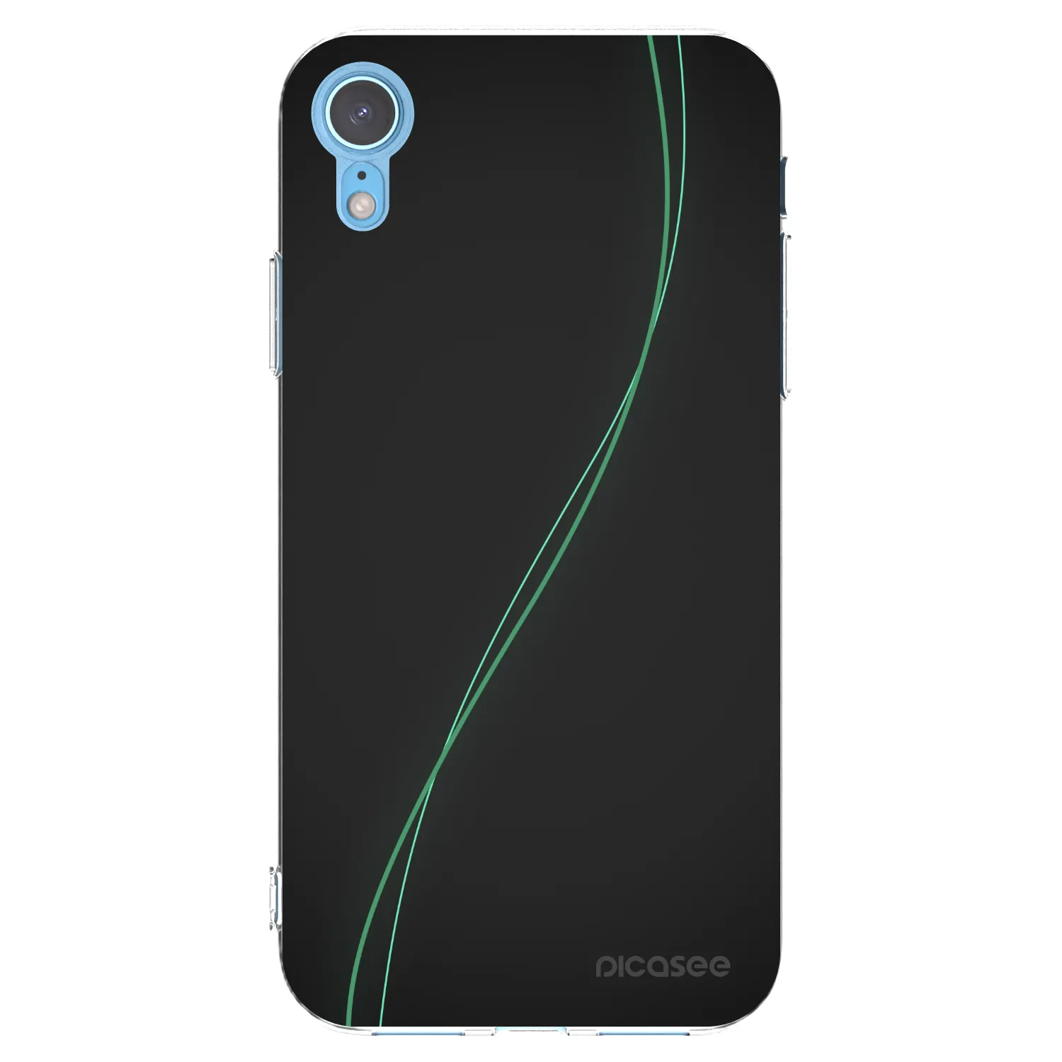 Picasee silikonski prozorni ovitek za Apple iPhone XR - Be Different