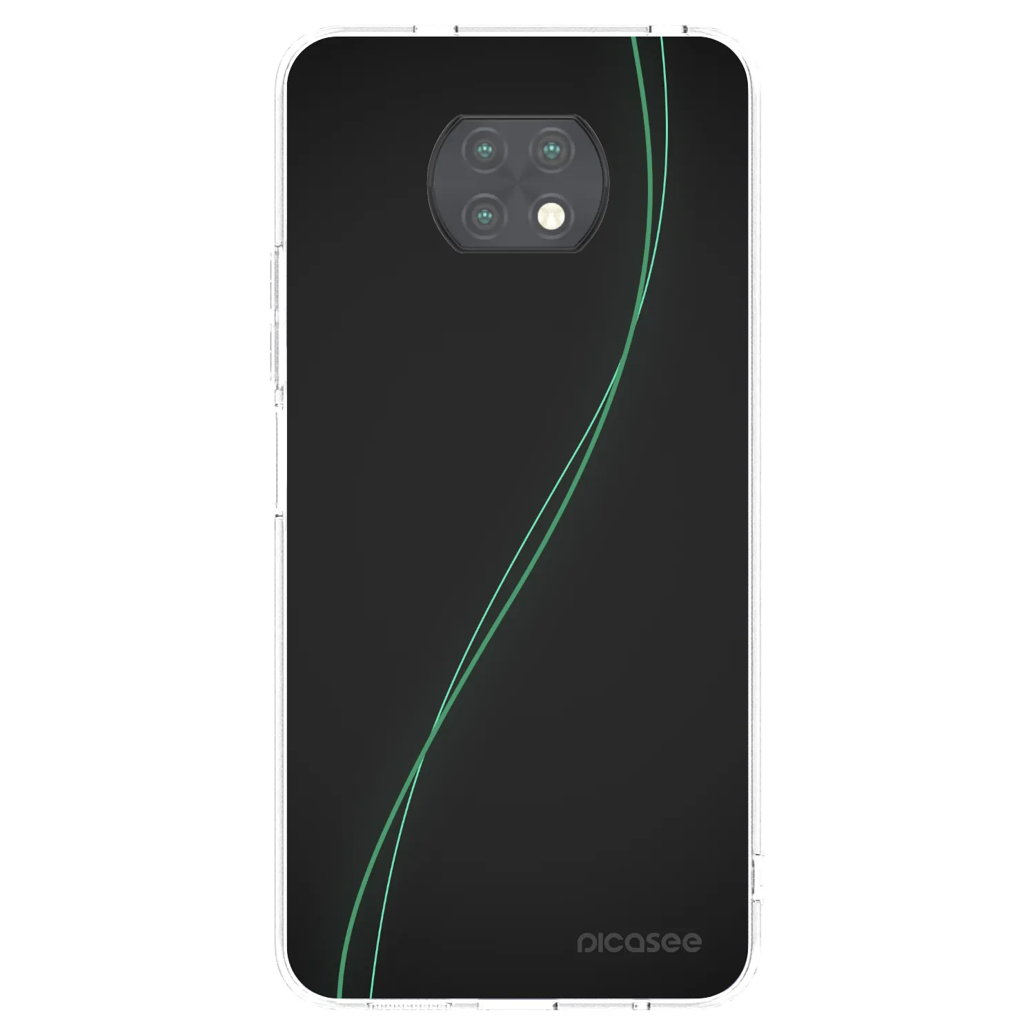 Picasee silikonski prozorni ovitek za Xiaomi Redmi Note 9T - Be Different