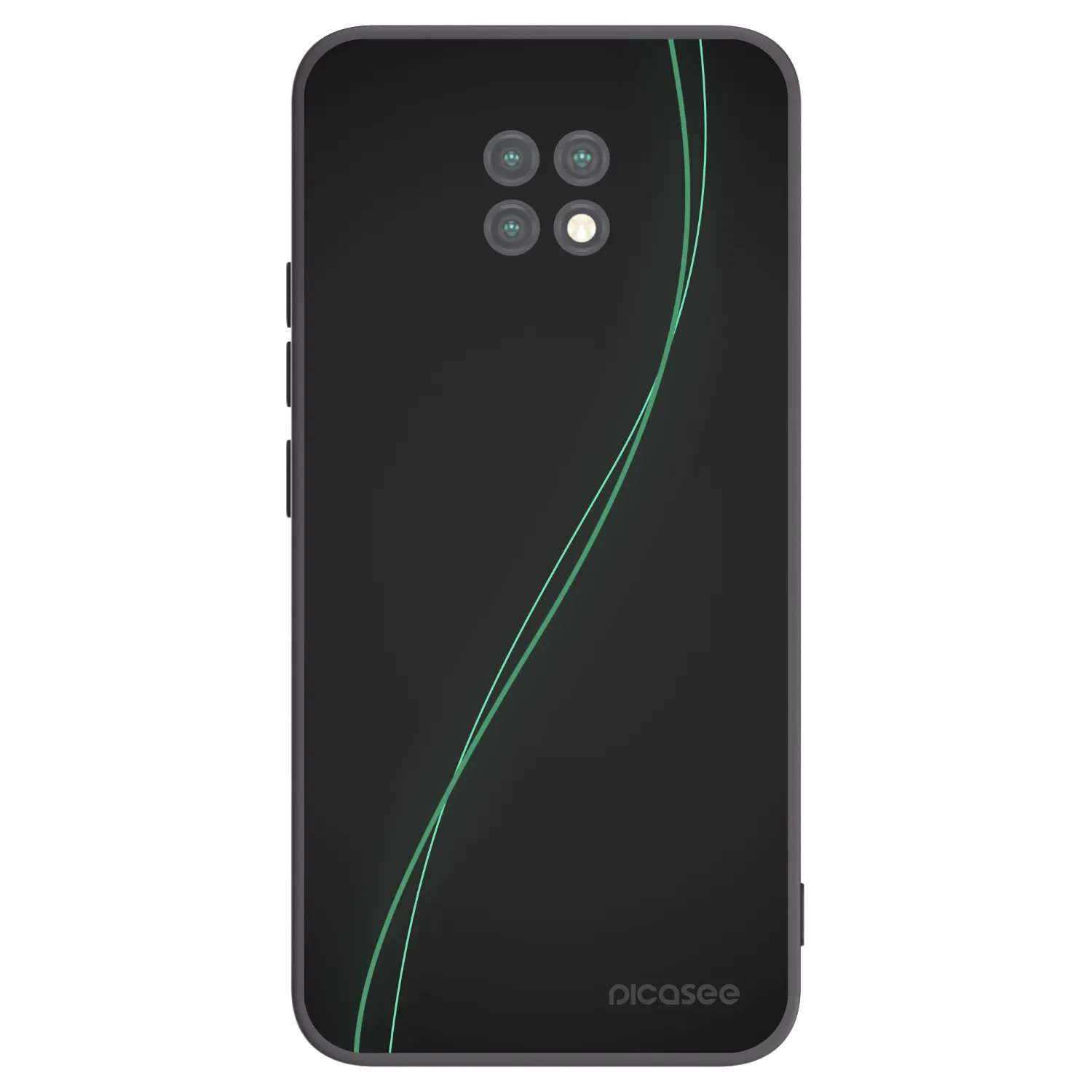 Picasee silikonski črni ovitek za Xiaomi Redmi Note 9T - Be Different