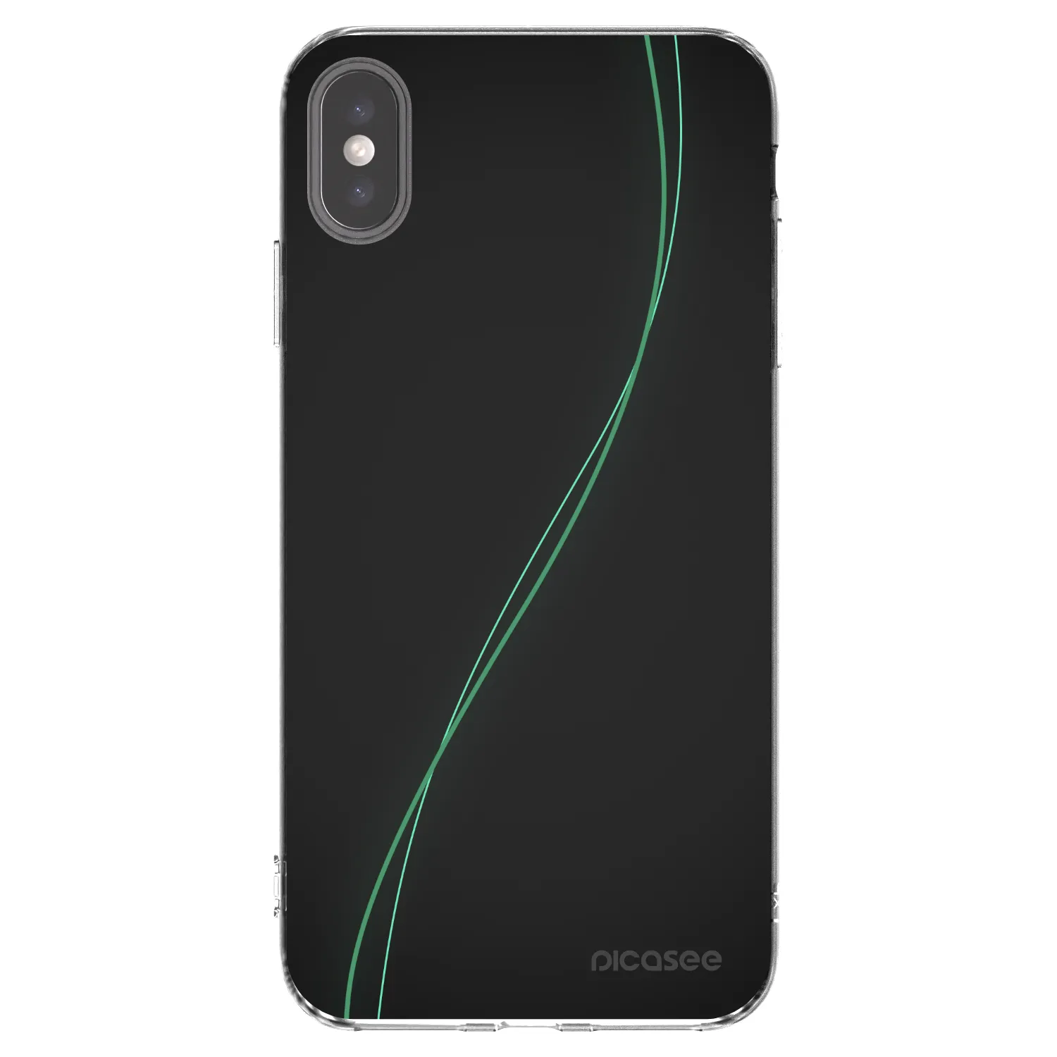 Picasee silikonski prozorni ovitek za Apple iPhone XS Max - Be Different