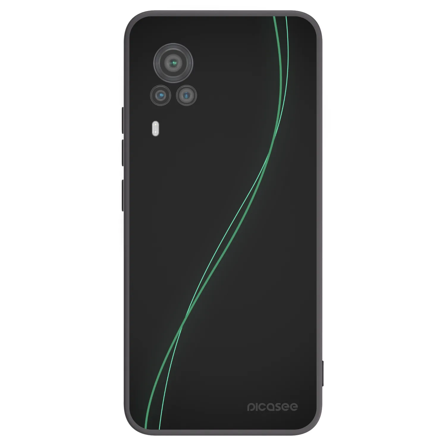 Picasee silikonski črni ovitek za Vivo X60 Pro 5G - Be Different