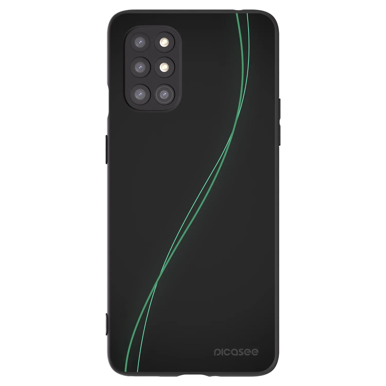 Picasee silikonski črni ovitek za OnePlus 8T - Be Different