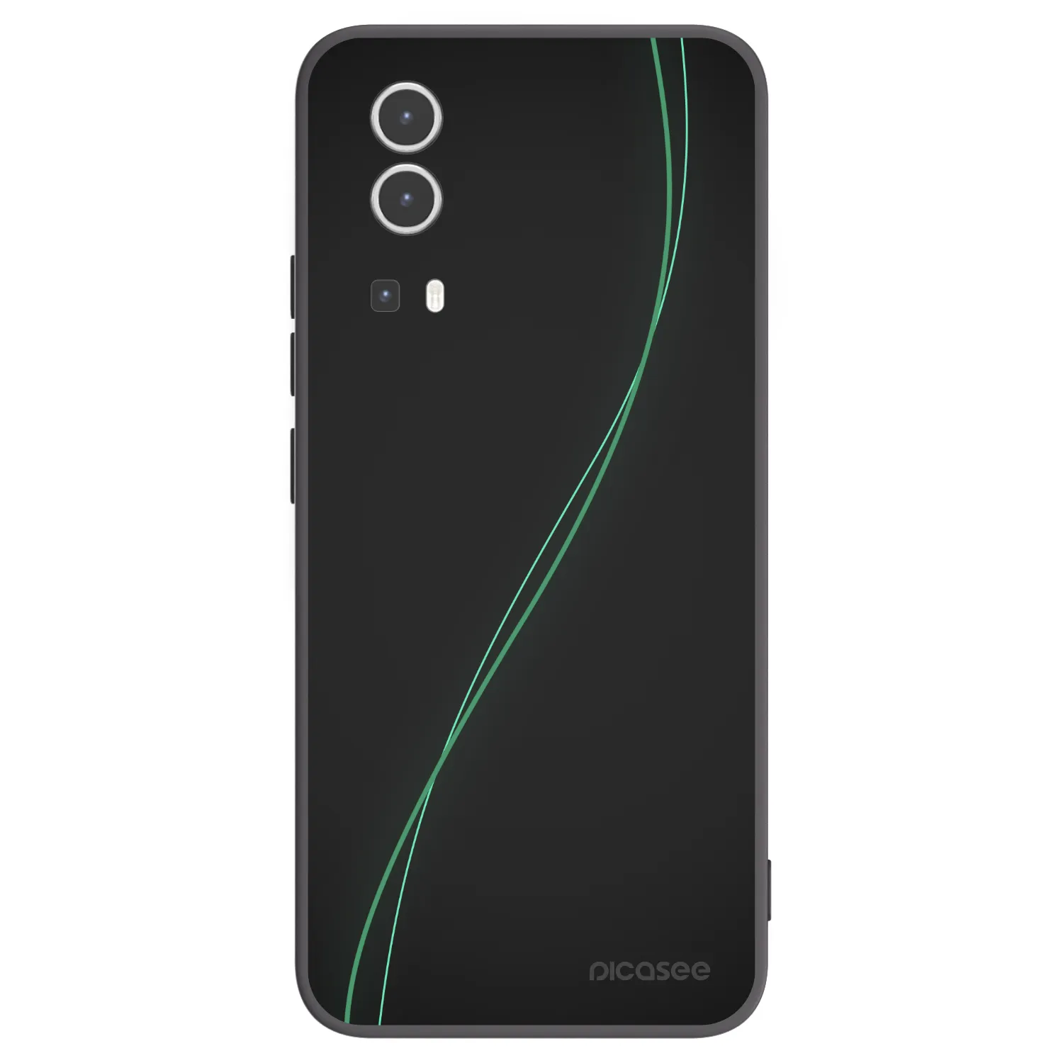 Picasee silikonski črni ovitek za Vivo Y72 5G - Be Different