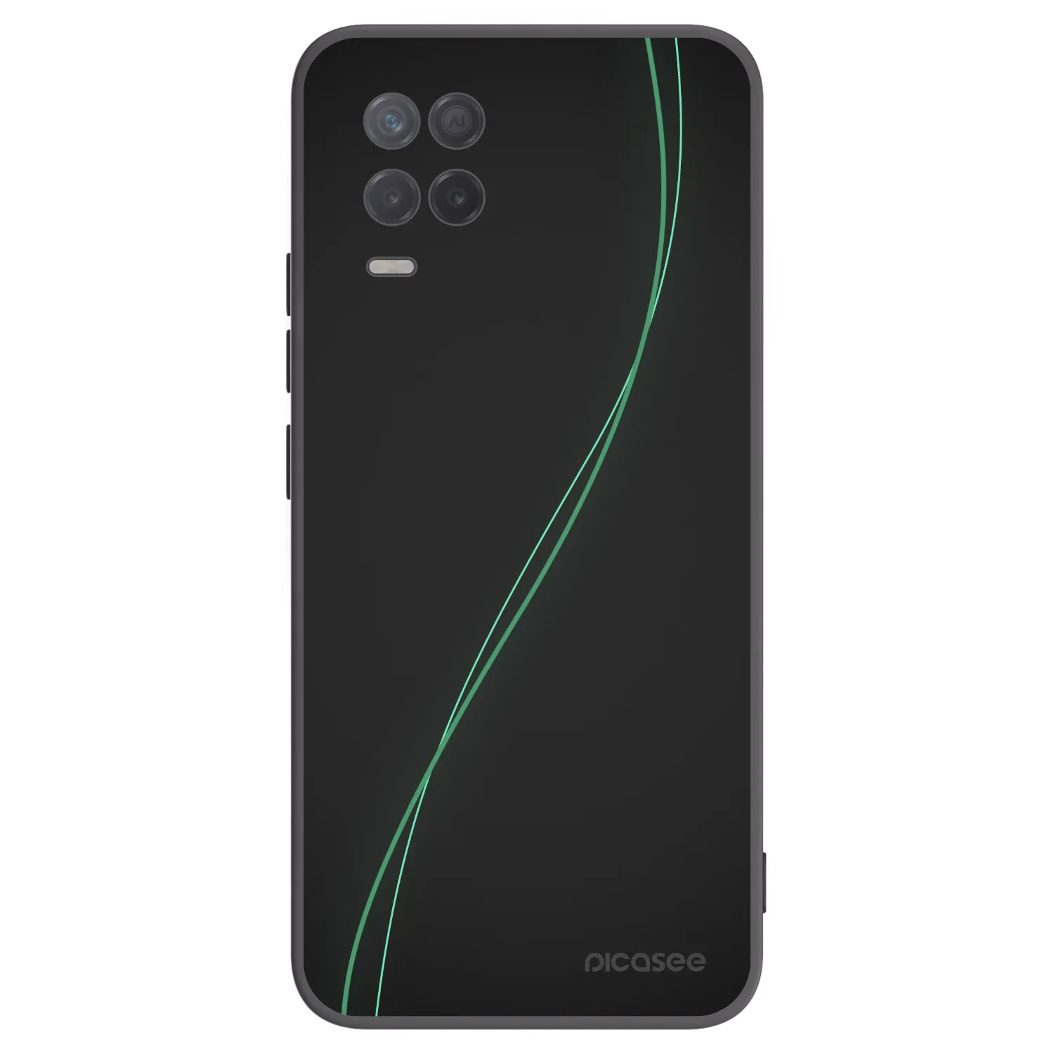 Picasee silikonski črni ovitek za Realme 8 5G - Be Different