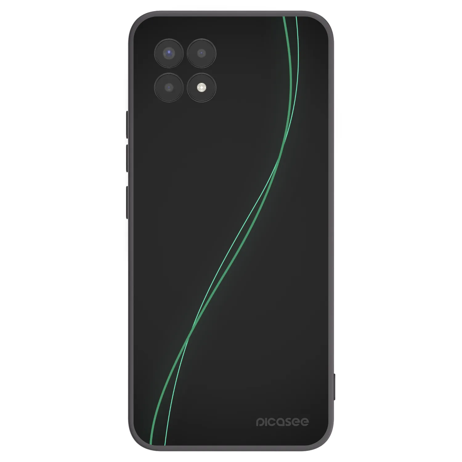 Picasee silikonski črni ovitek za Realme 8i - Be Different