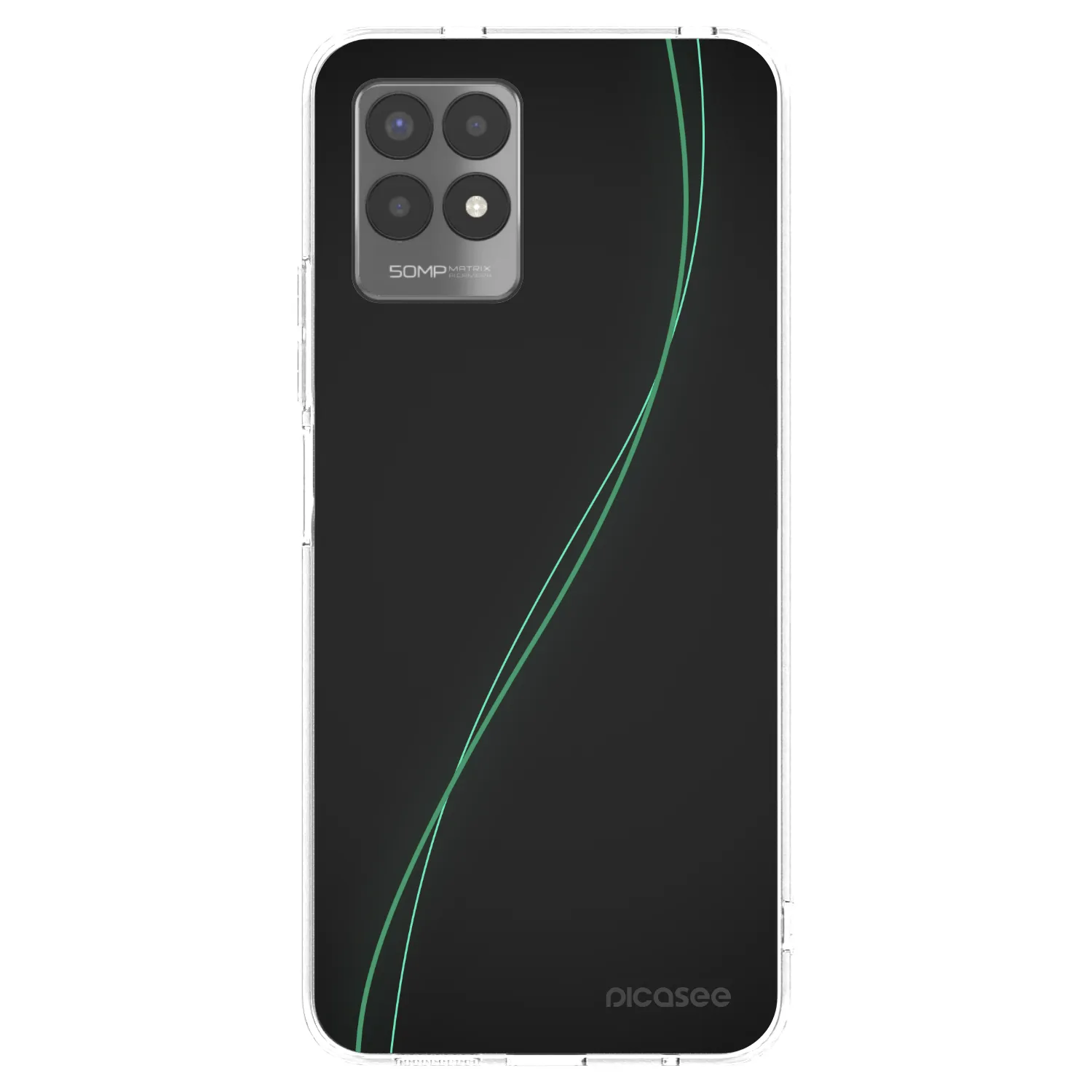 Picasee silikonski prozorni ovitek za Realme 8i - Be Different