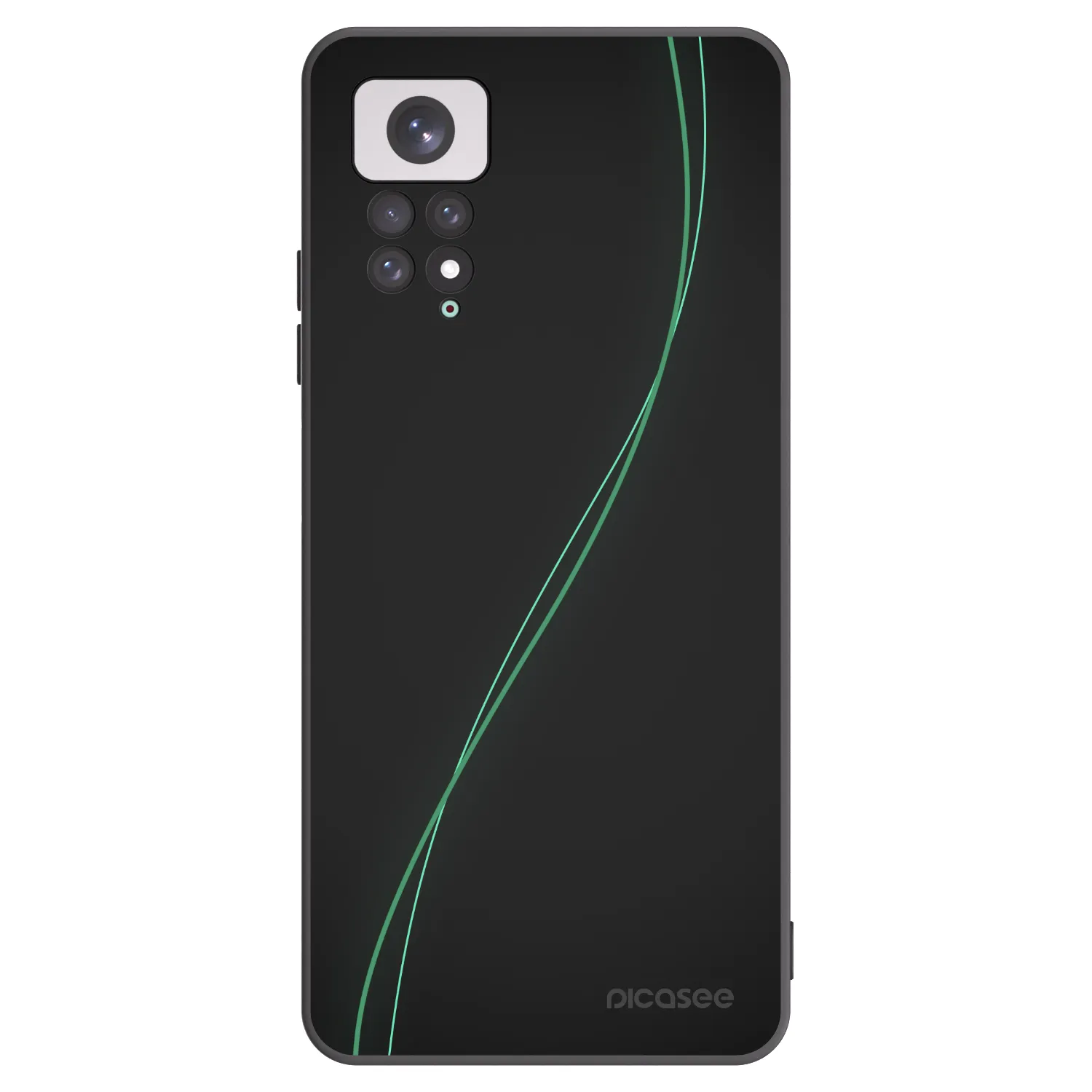 Picasee silikonski črni ovitek za Xiaomi Redmi Note 11 - Be Different