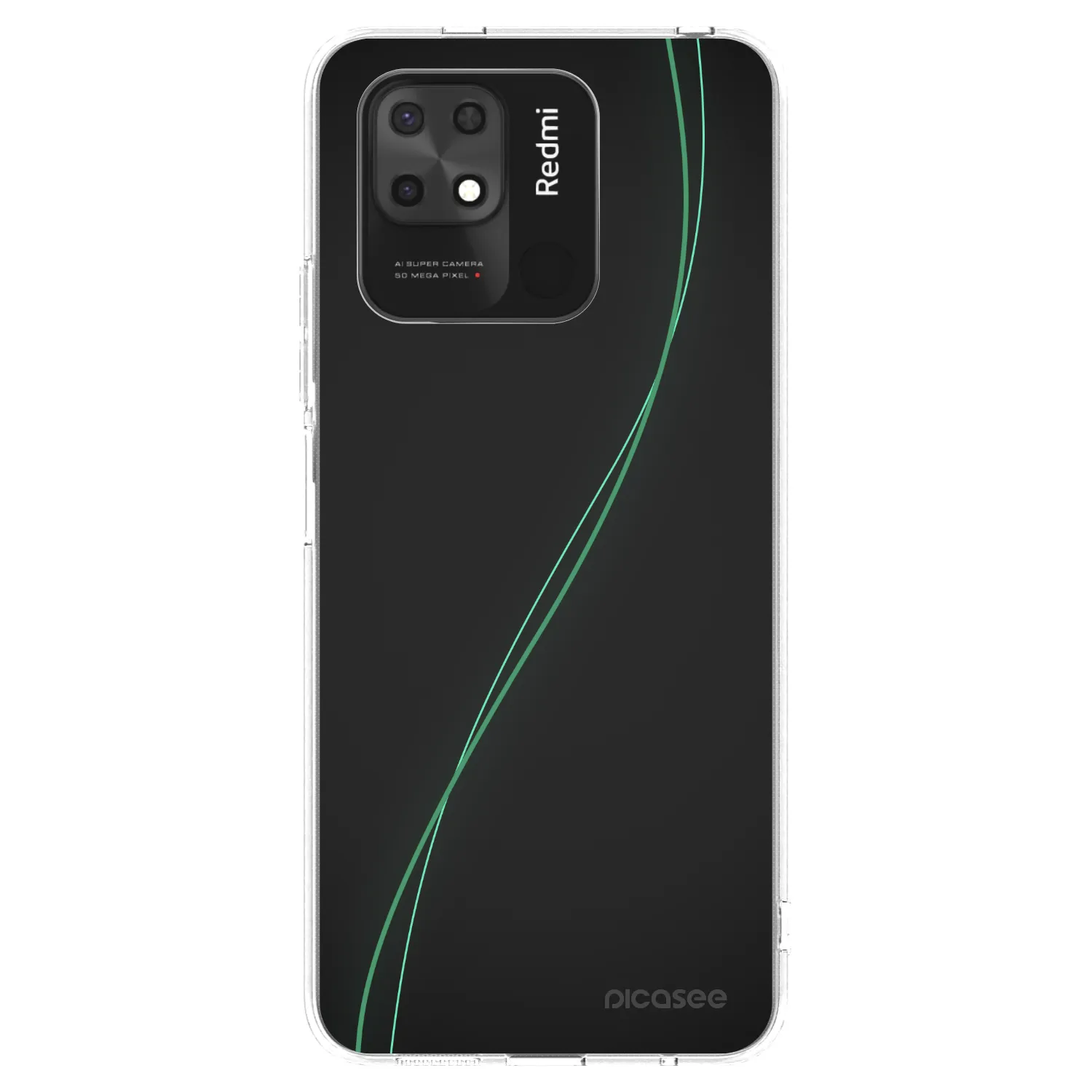 Picasee silikonski prozorni ovitek za Xiaomi Redmi 10C - Be Different