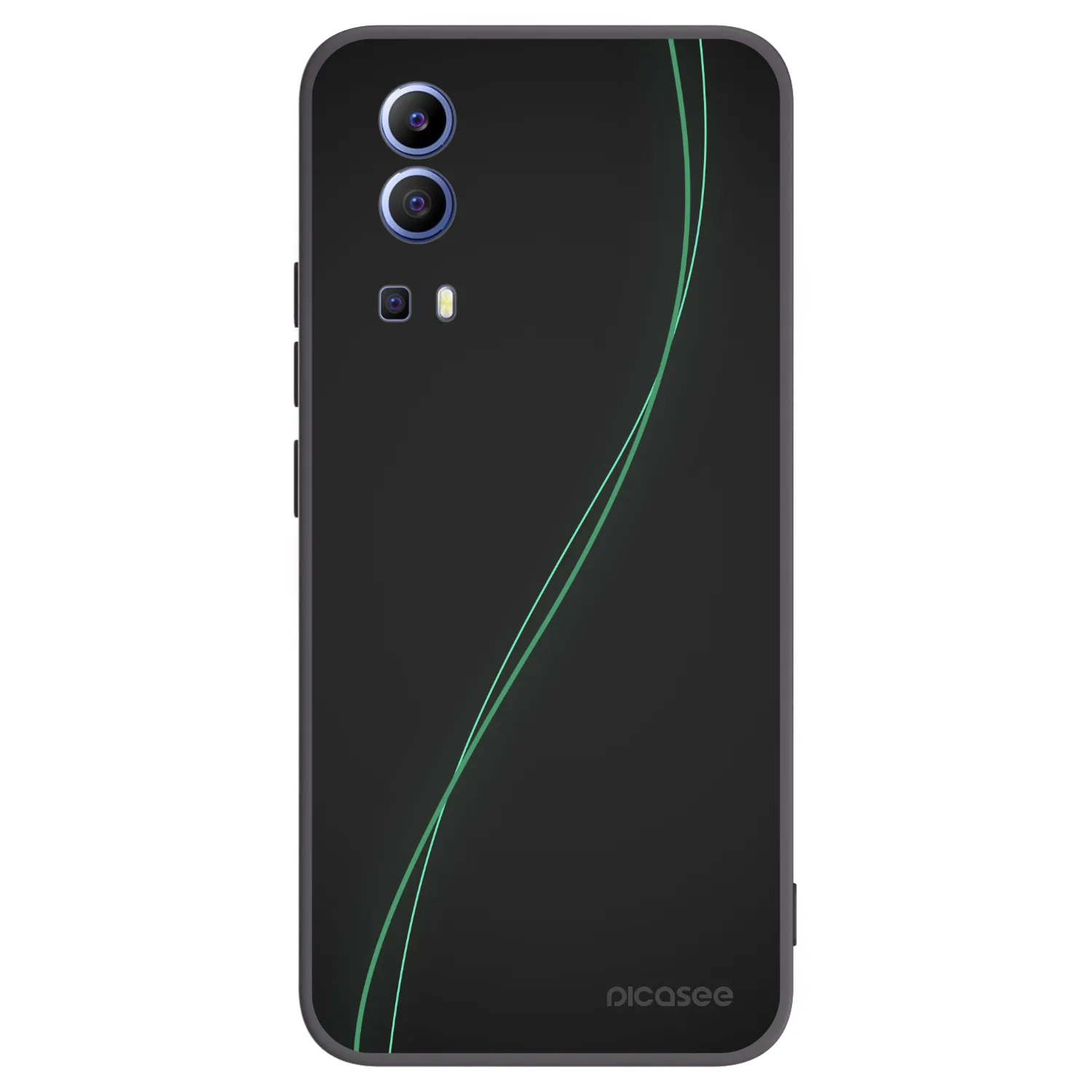 Picasee silikonski črni ovitek za Vivo Y52 5G - Be Different