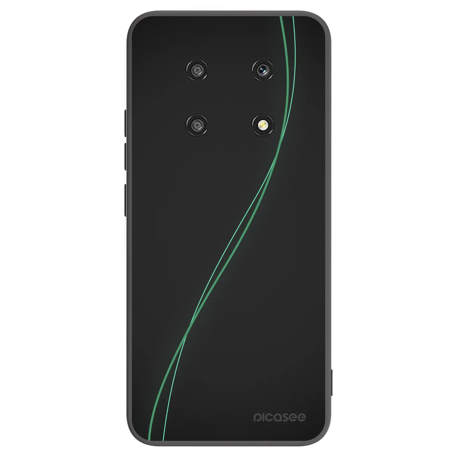 Picasee silikonski črni ovitek za Honor Magic4 Lite 5G - Be Different