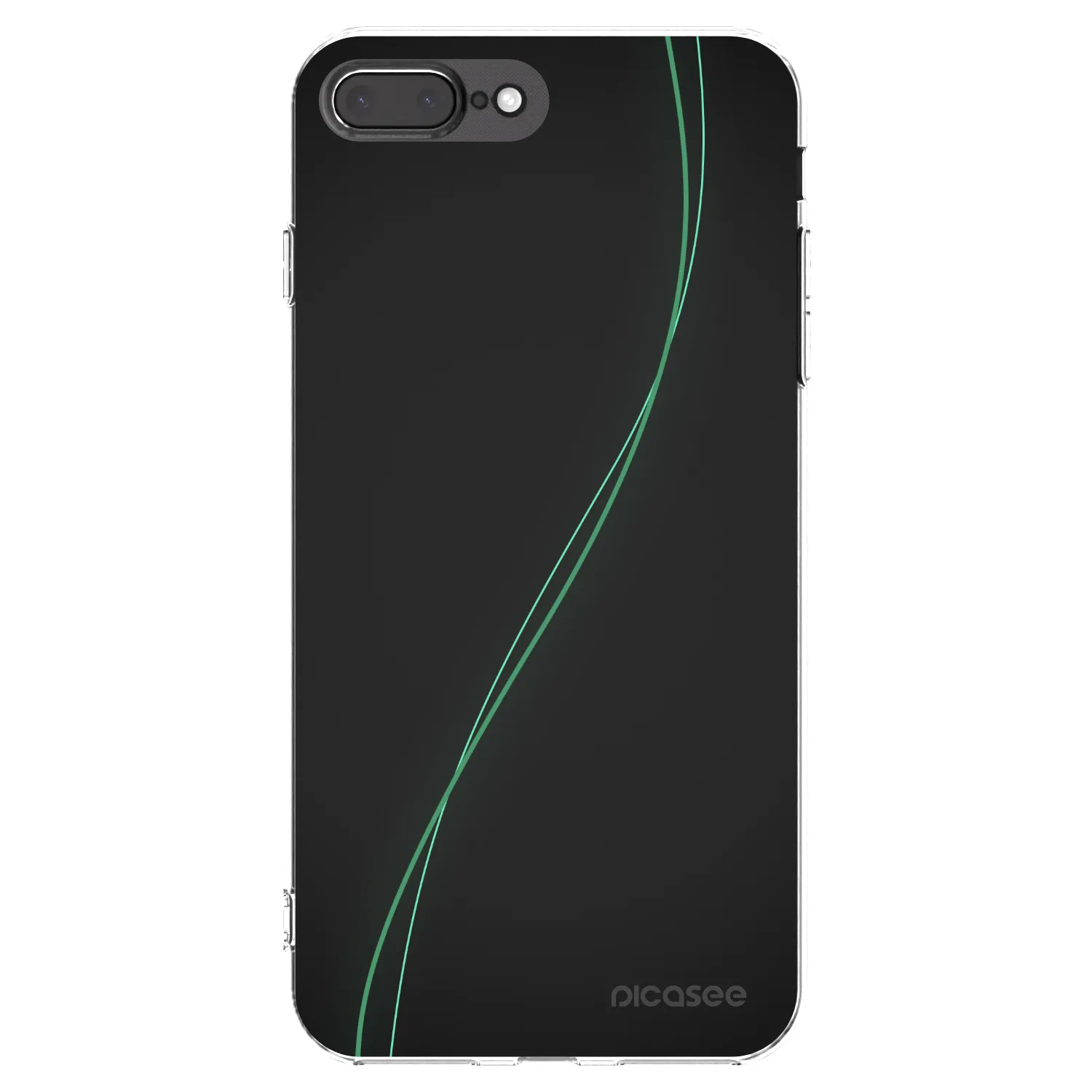 Picasee silikonski prozorni ovitek za Apple iPhone 8 Plus - Be Different