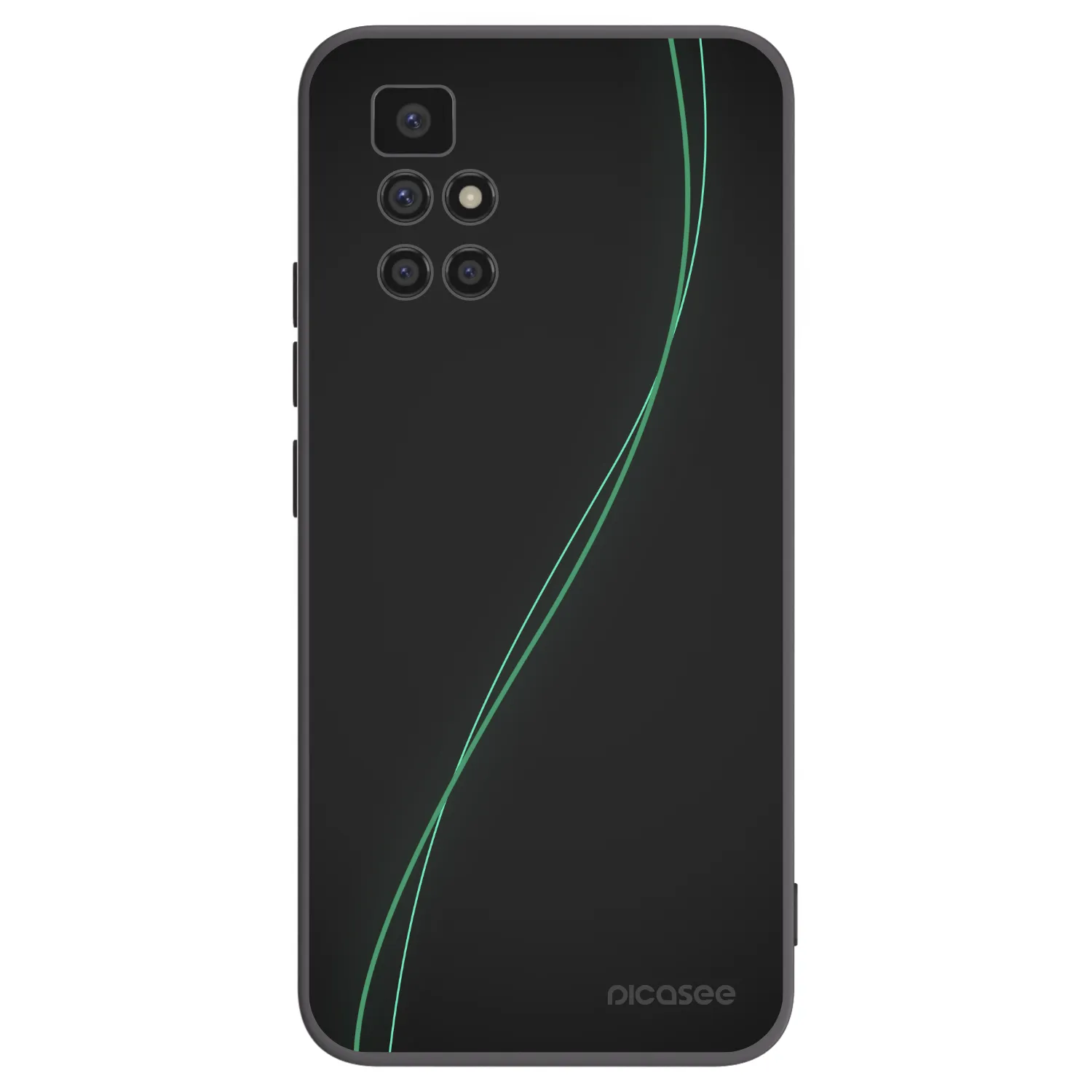 Picasee silikonski črni ovitek za Xiaomi Redmi 10 (2022) - Be Different