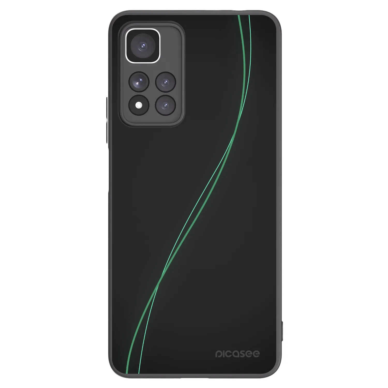 Picasee silikonski črni ovitek za Xiaomi Redmi Note 11 Pro+ 5G - Be Different