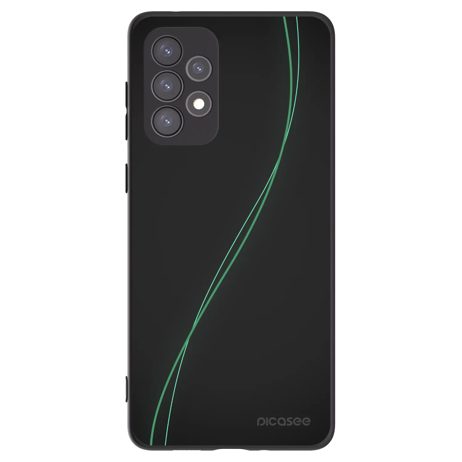 Picasee silikonski črni ovitek za Samsung Galaxy A73 5G - Be Different