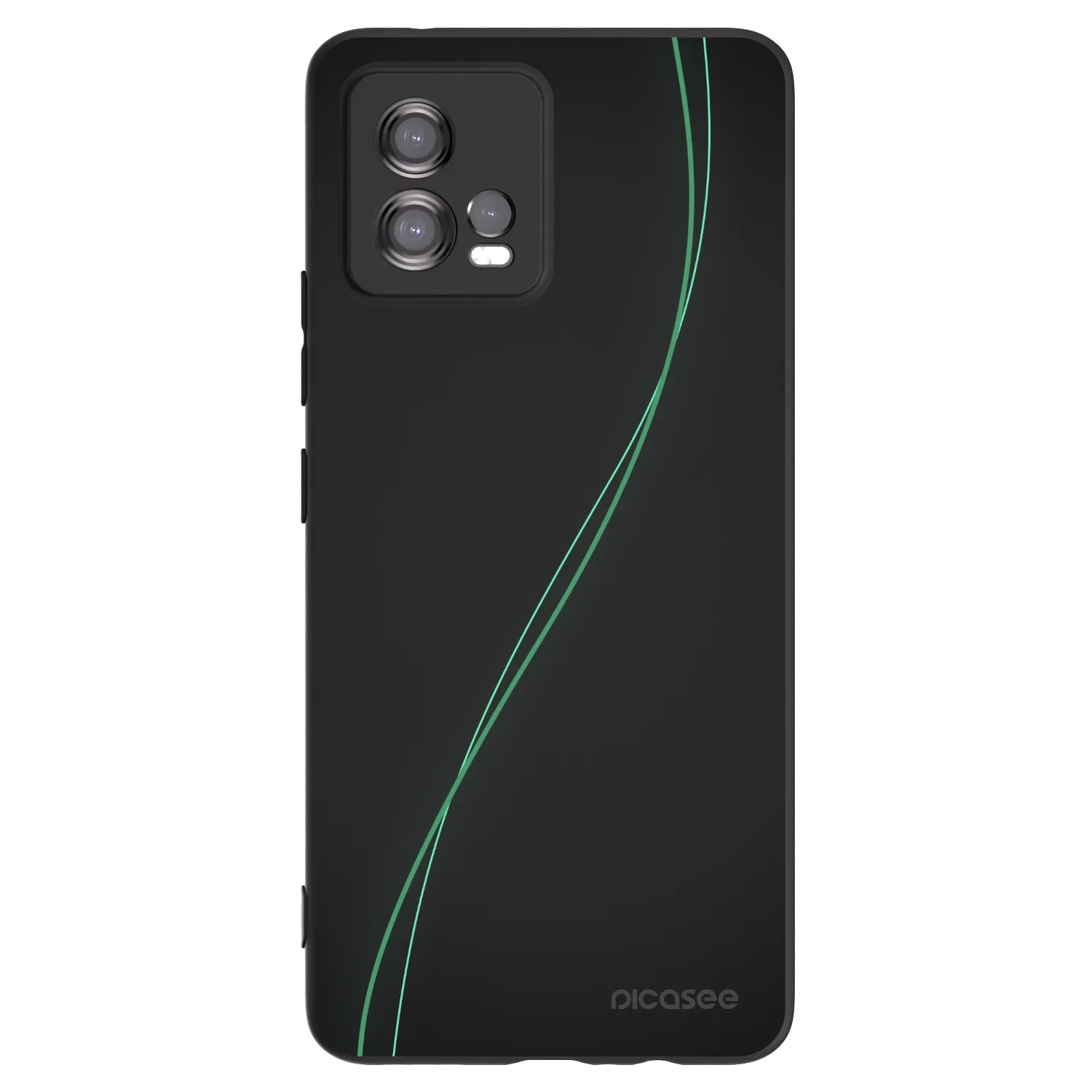 Picasee silikonski črni ovitek za Motorola Moto G72 - Be Different