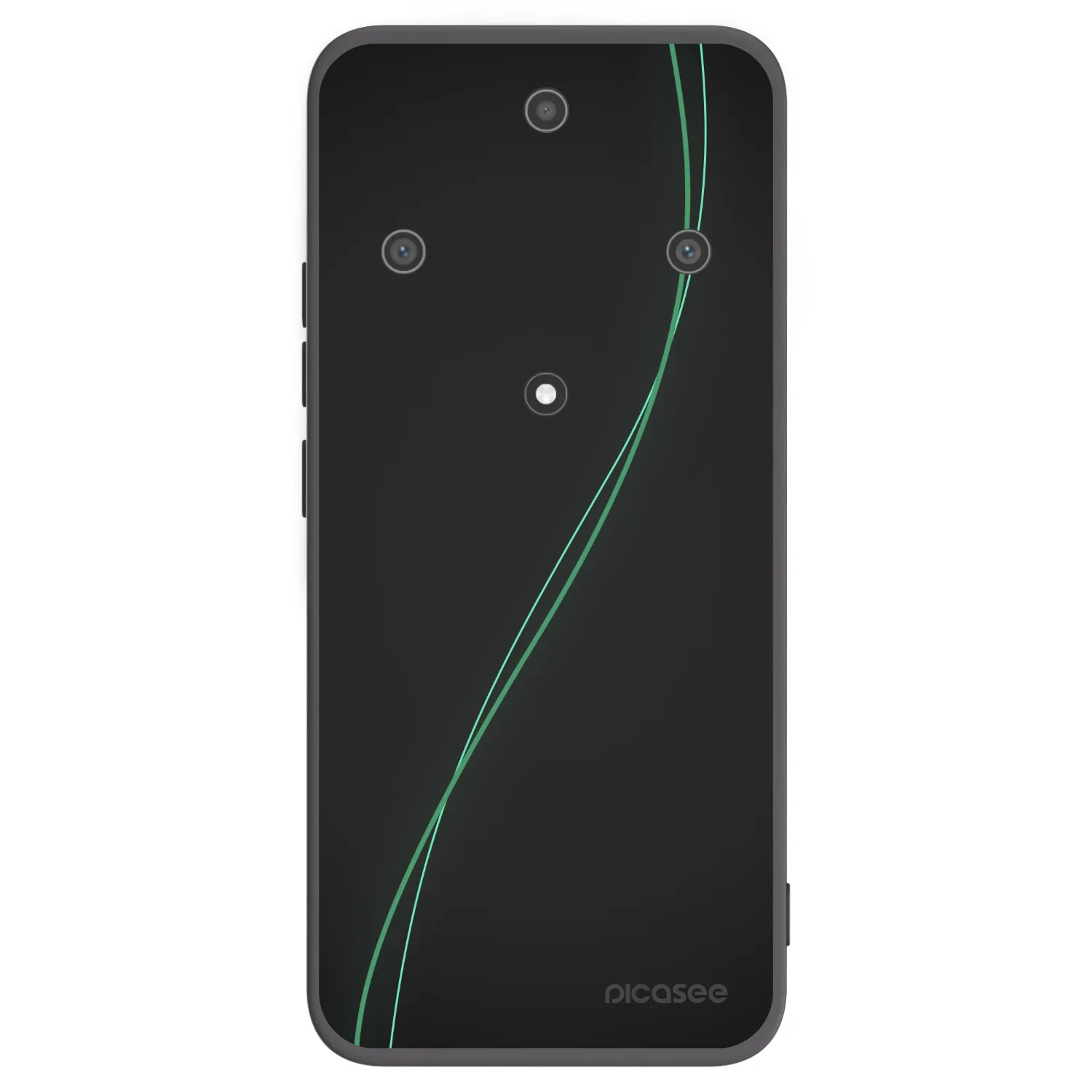 Picasee silikonski črni ovitek za Honor Magic5 Lite 5G - Be Different