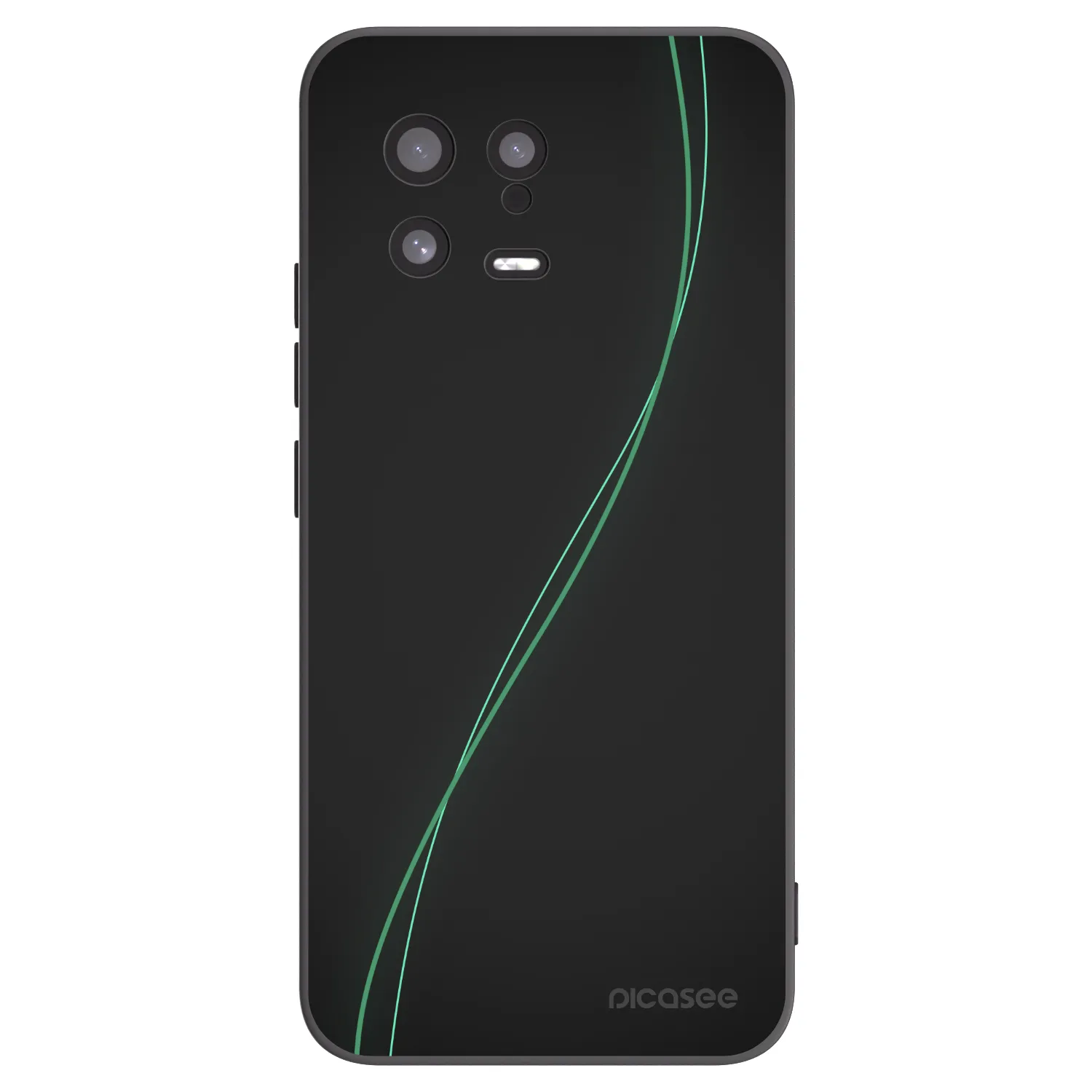 Picasee silikonski črni ovitek za Xiaomi 13 - Be Different