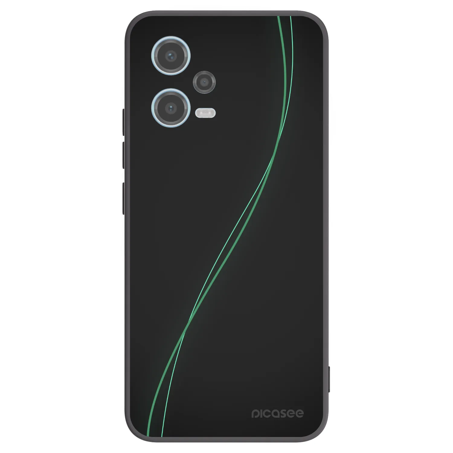 Picasee silikonski črni ovitek za Xiaomi Redmi Note 12 5G - Be Different