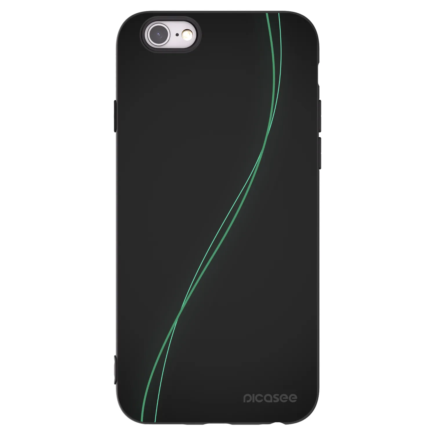 Picasee silikonski črni ovitek za Apple iPhone 6/6S - Be Different