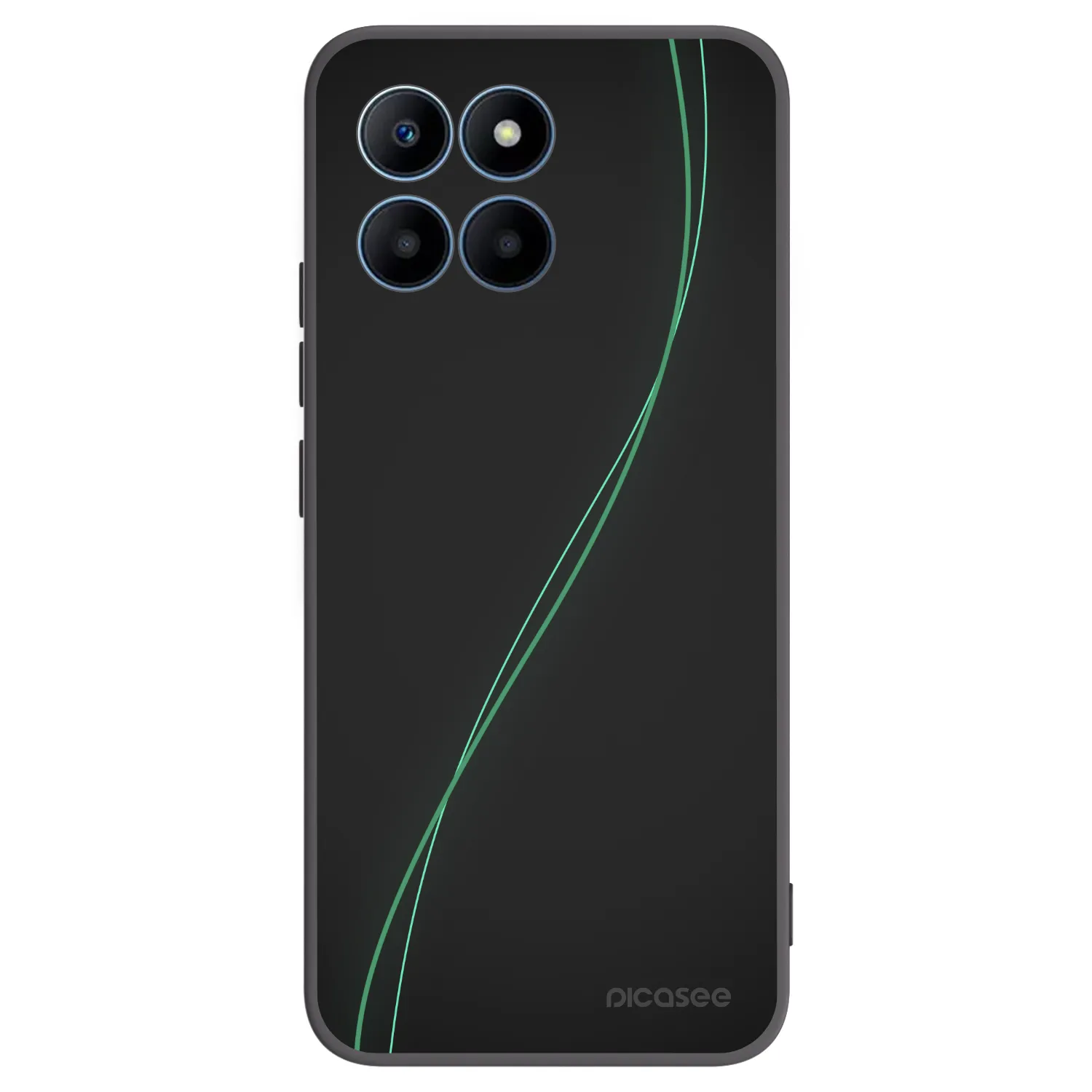 Picasee silikonski črni ovitek za Honor 70 Lite - Be Different