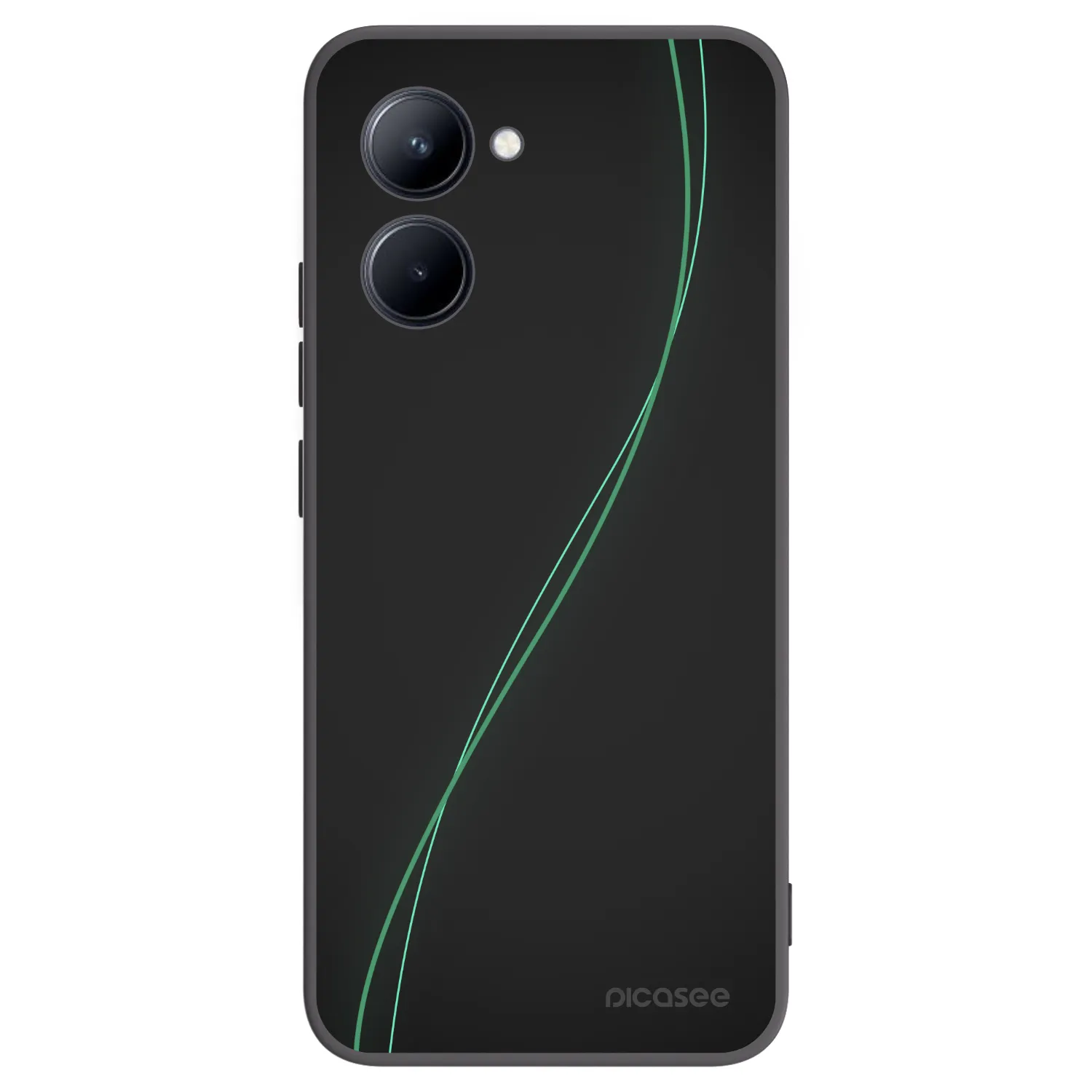 Picasee silikonski črni ovitek za Realme C33 (2023) - Be Different