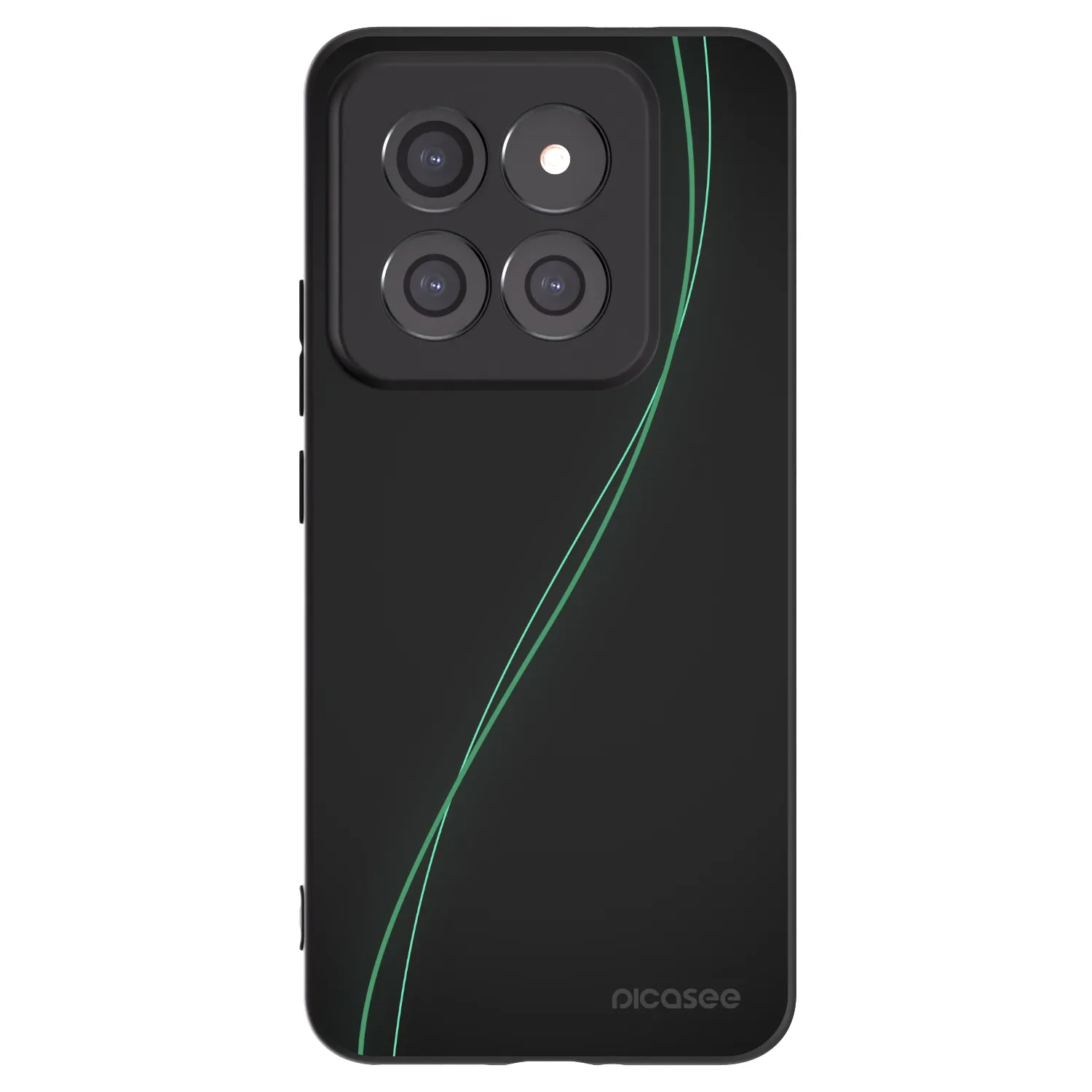 Picasee silikonski črni ovitek za Xiaomi 14 Pro - Be Different