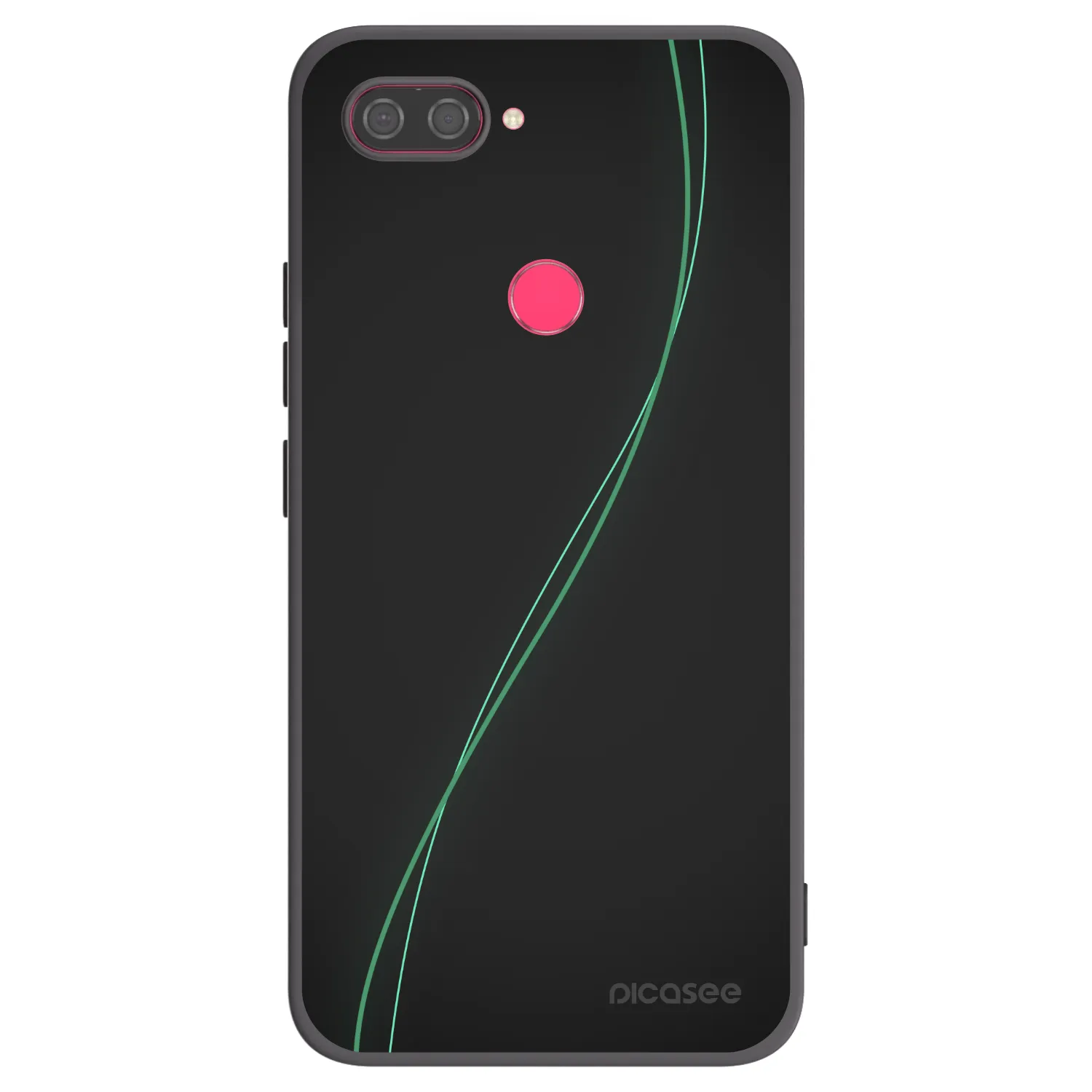 Picasee silikonski črni ovitek za Xiaomi Mi 8 Lite - Be Different