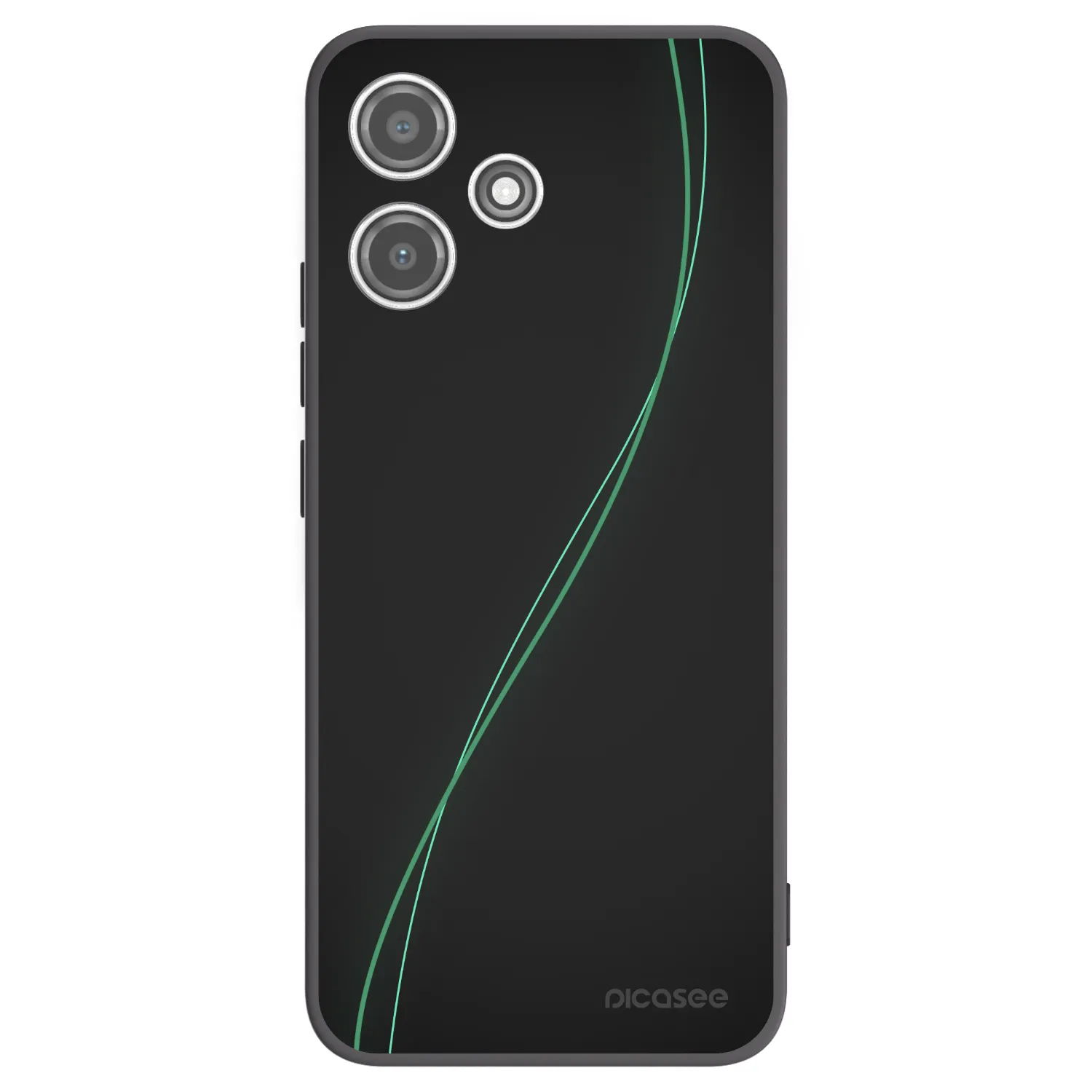 Picasee silikonski črni ovitek za Xiaomi Redmi 12 5G - Be Different