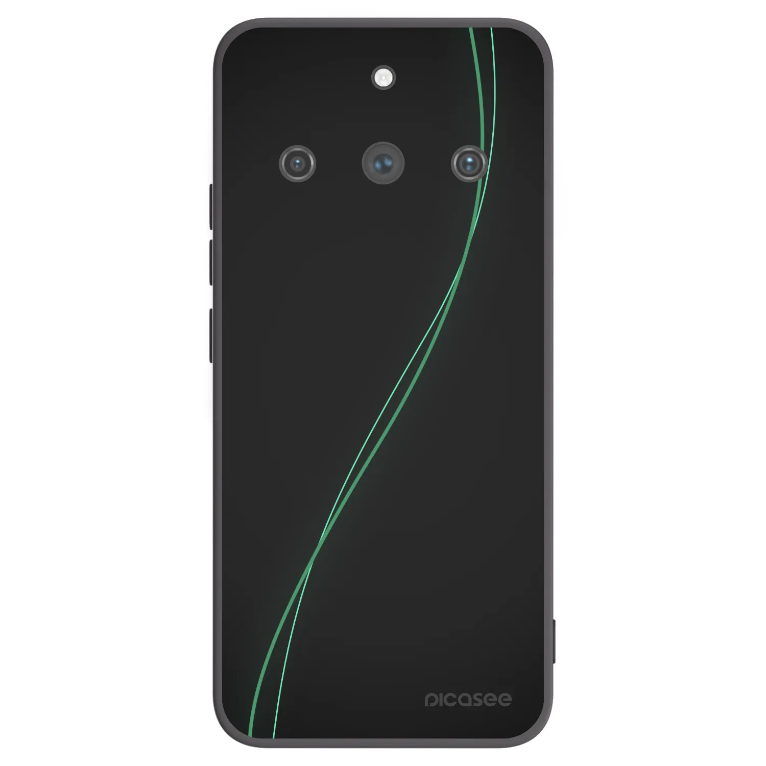 Picasee silikonski črni ovitek za Realme 11 Pro+ - Be Different
