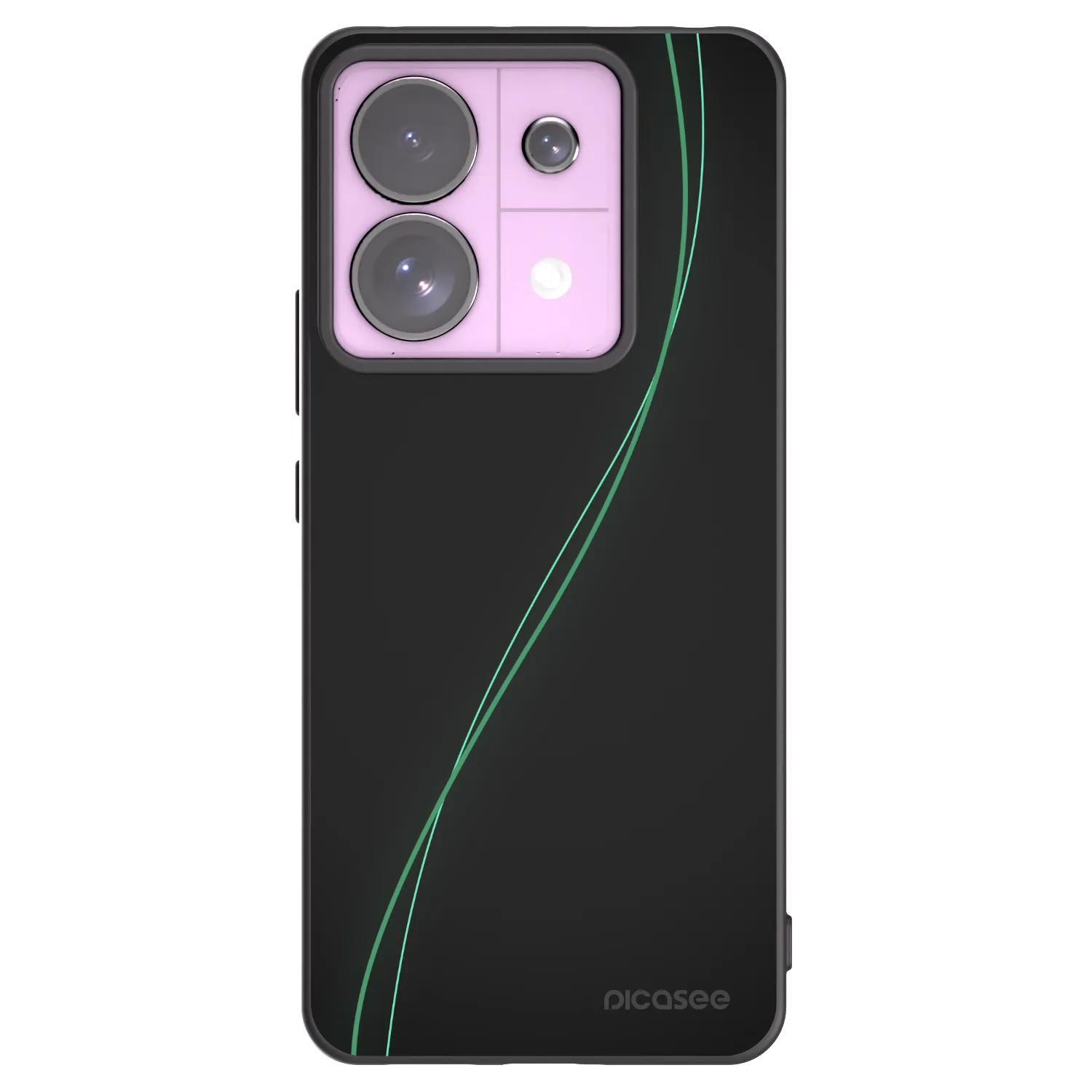Picasee silikonski črni ovitek za Xiaomi Redmi Note 13 Pro 5G - Be Different