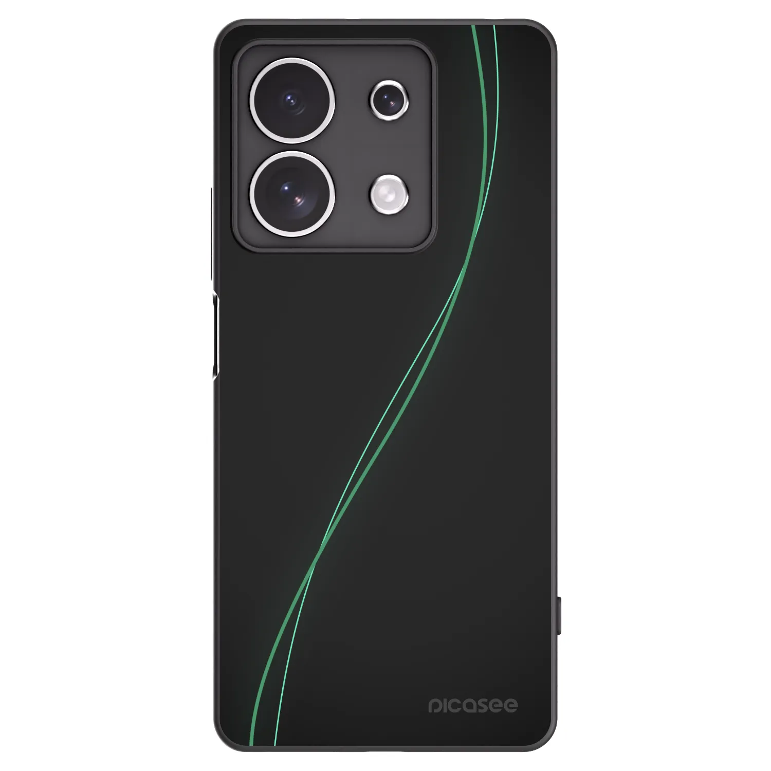 Picasee silikonski črni ovitek za Xiaomi Redmi Note 13 4G - Be Different