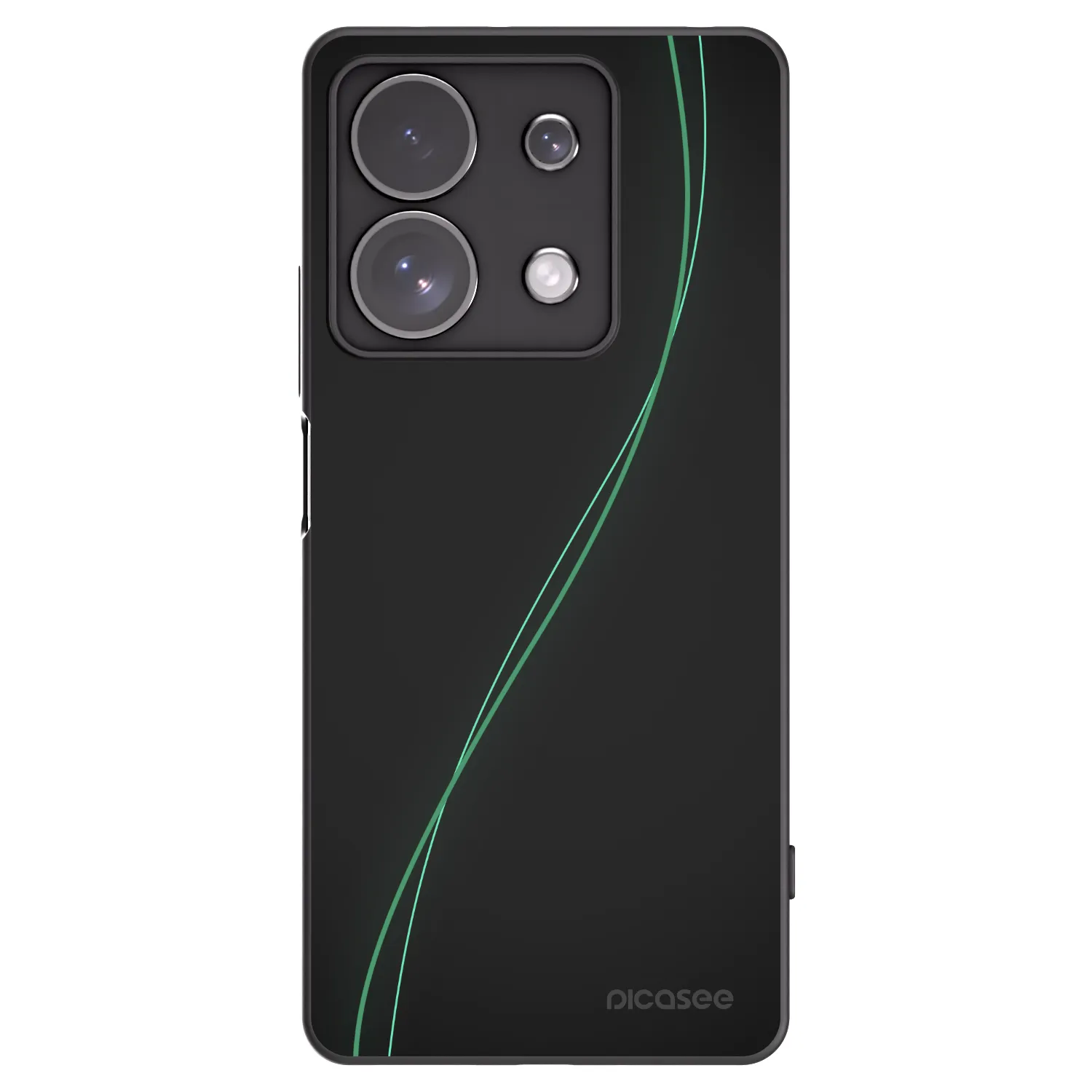 Picasee silikonski črni ovitek za Xiaomi Redmi Note 13 Pro 4G - Be Different