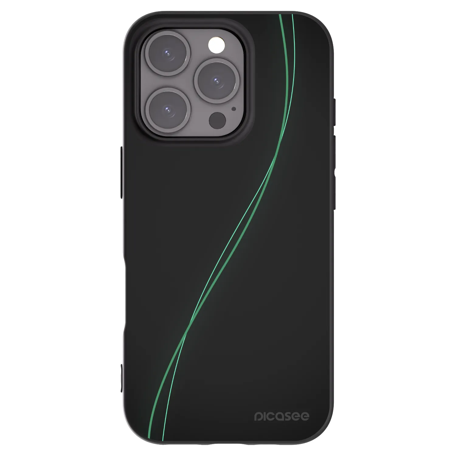 Picasee silikonski črni ovitek za Apple iPhone 16 Pro - Be Different