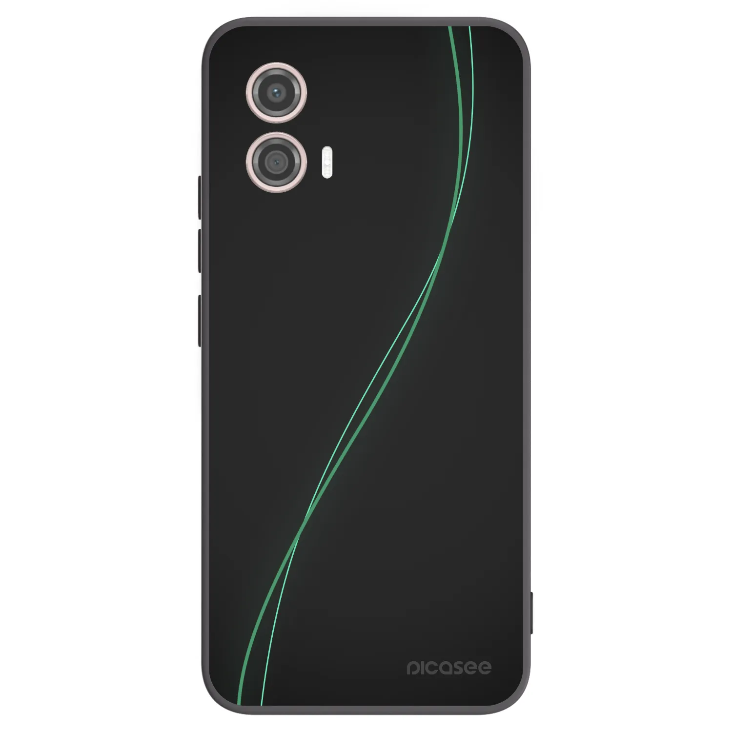 Picasee silikonski črni ovitek za Motorola Moto G53 5G - Be Different