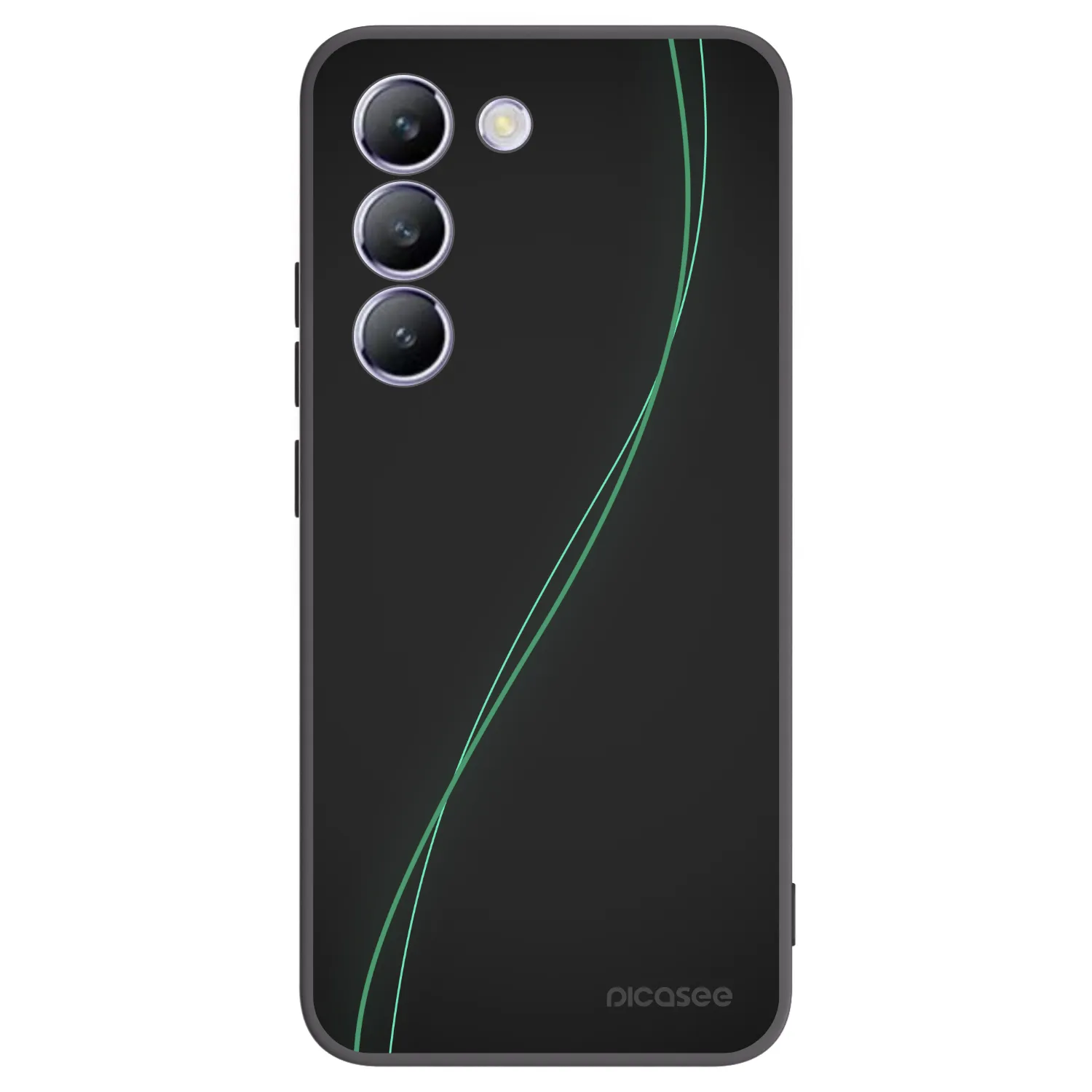 Picasee silikonski črni ovitek za Vivo V40 SE 5G - Be Different